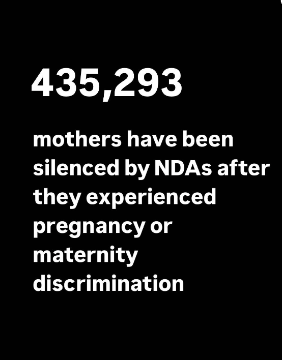 PREGNANT THEN SCREWED INSTAGRAM POST ABOUT THE STAGGERING NUMBER OF WOMEN SILENCED BY NDAS AFTER PREGNANCY OR MATERNITY DISCRIMINATION