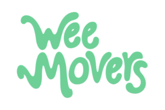 Wee Movers logo in green text.