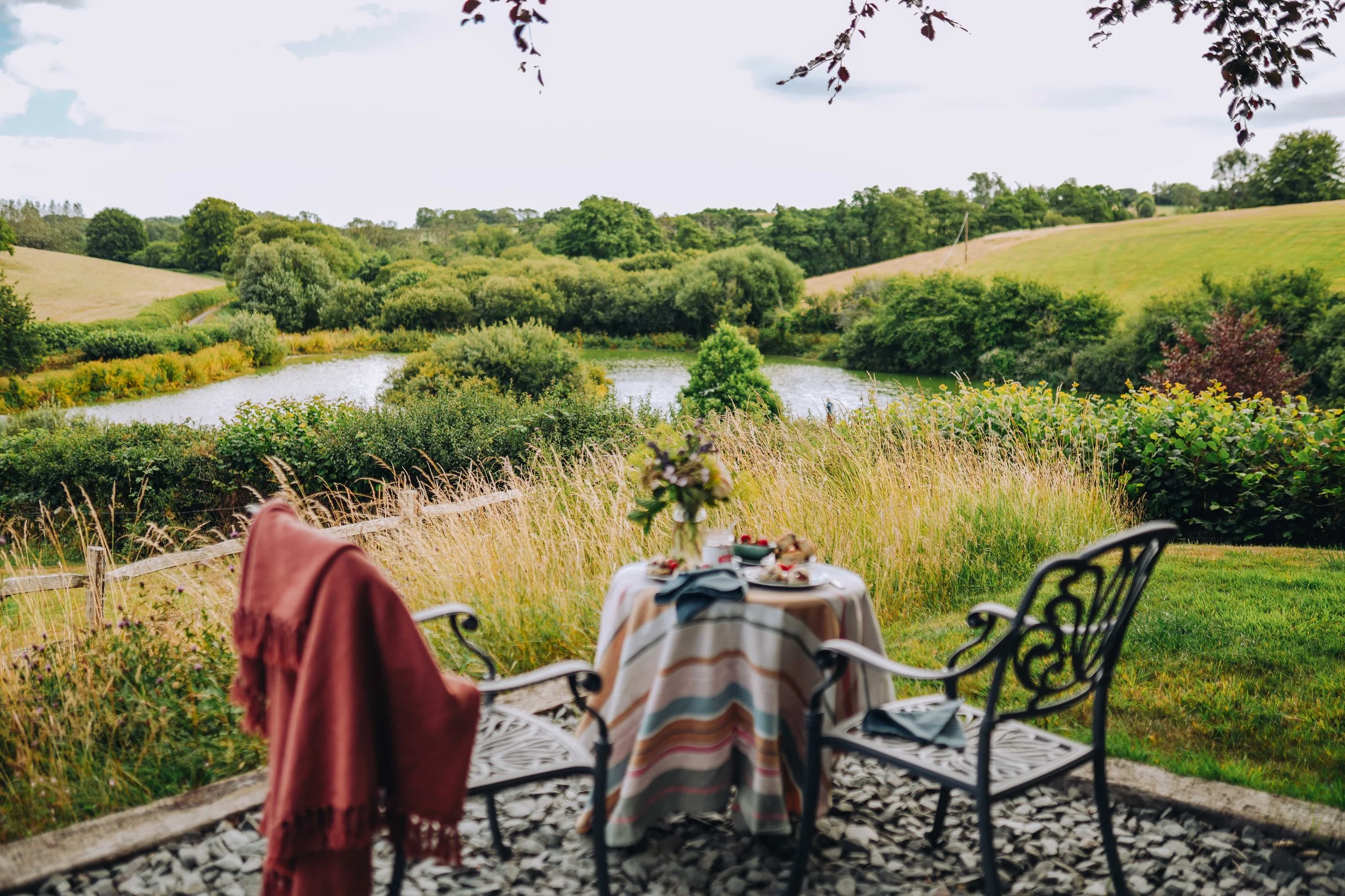 Lake and countryside views