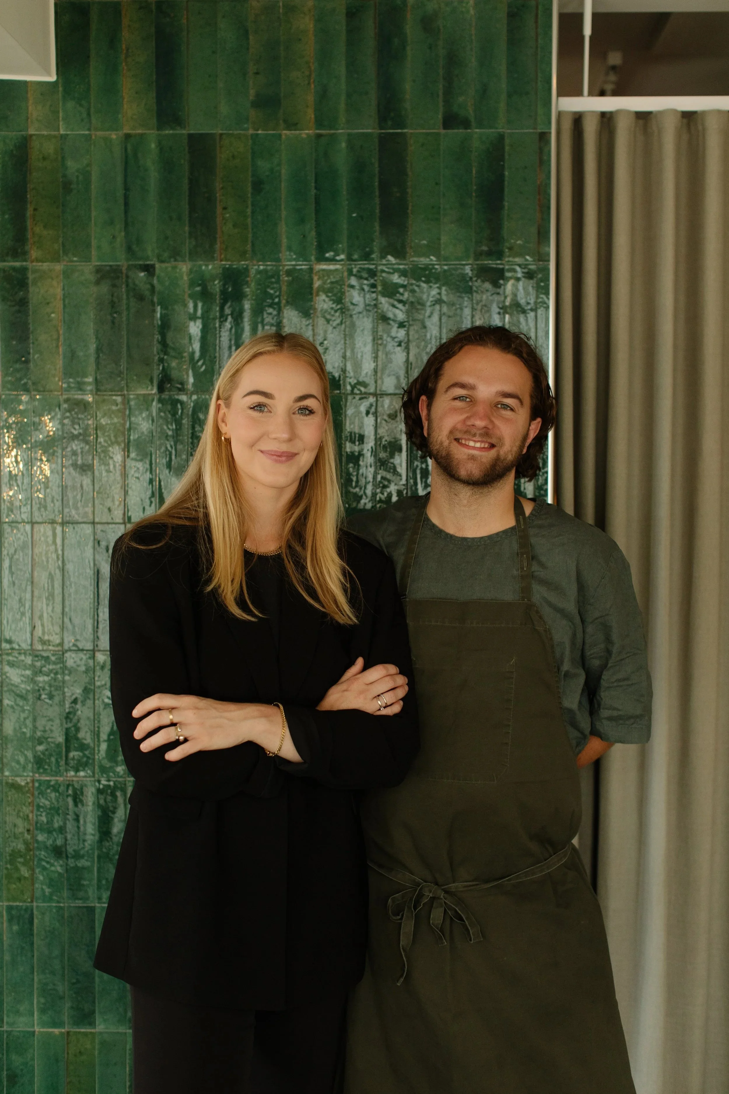 Restaurant K2 is a family owned restaurant by Elisabeth Kress and Ola Klepp, the two K´s. The goal has since opening been to serve high level food and drinks as smart and sustainable as possible. Creating a set menu where produce is sourced locally, 