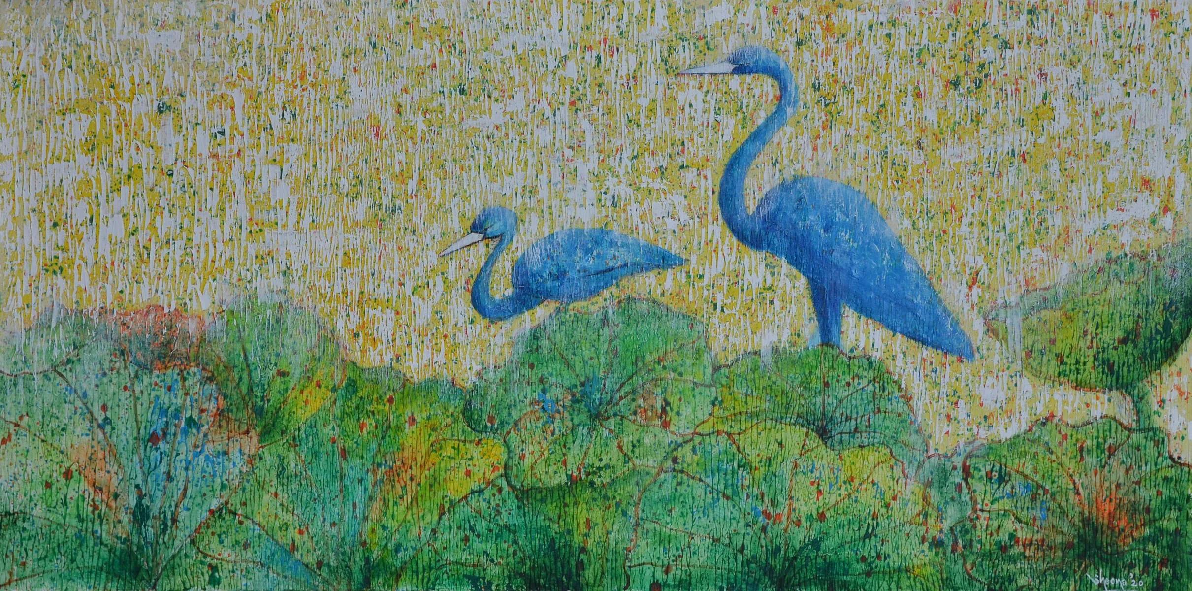 Dreamscapes abstract painting