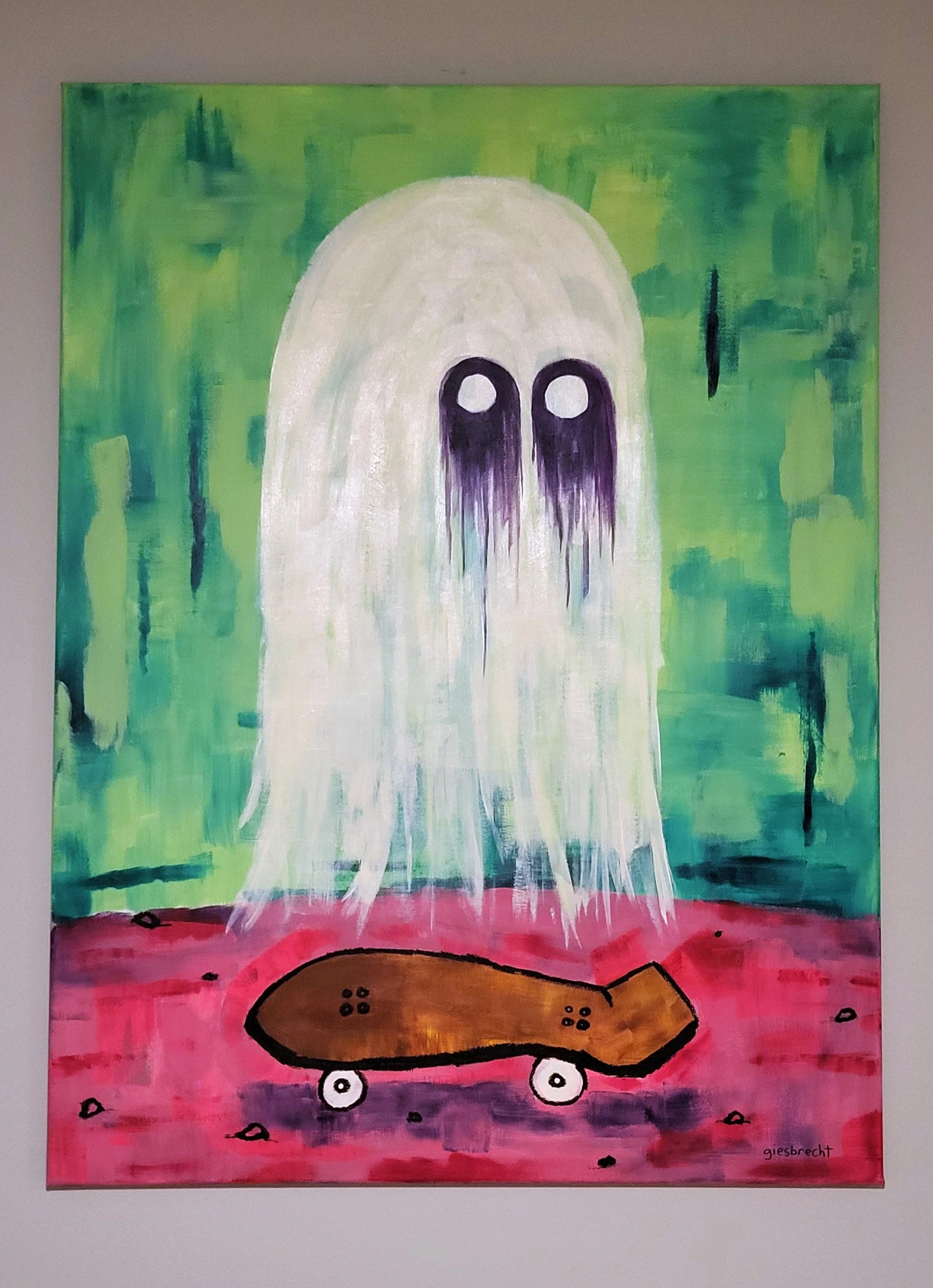 imposter syndrome 3 | acrylic and oil on canvas | 36" x 48" | $1200