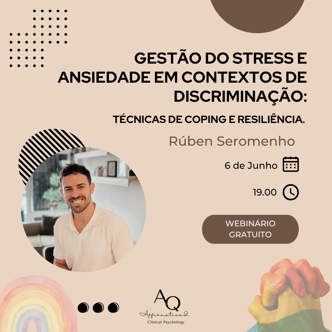 Webinário: Gestão de Stress em Contexto de Discriminação