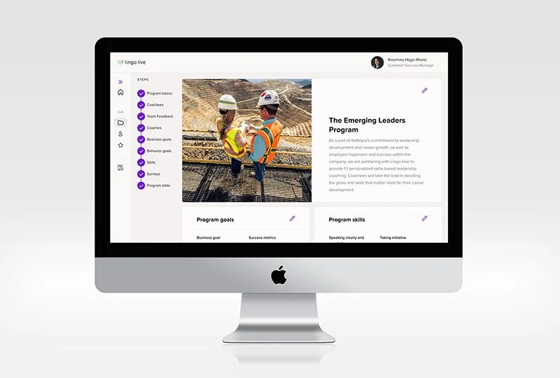 Reimagining a coaching platform to produce better business results