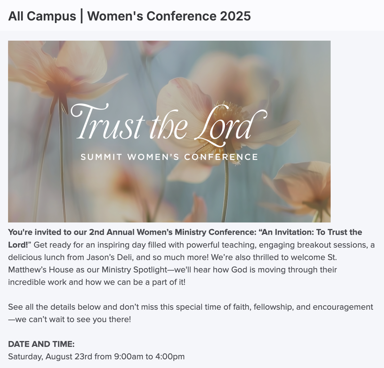 Women's Conference
