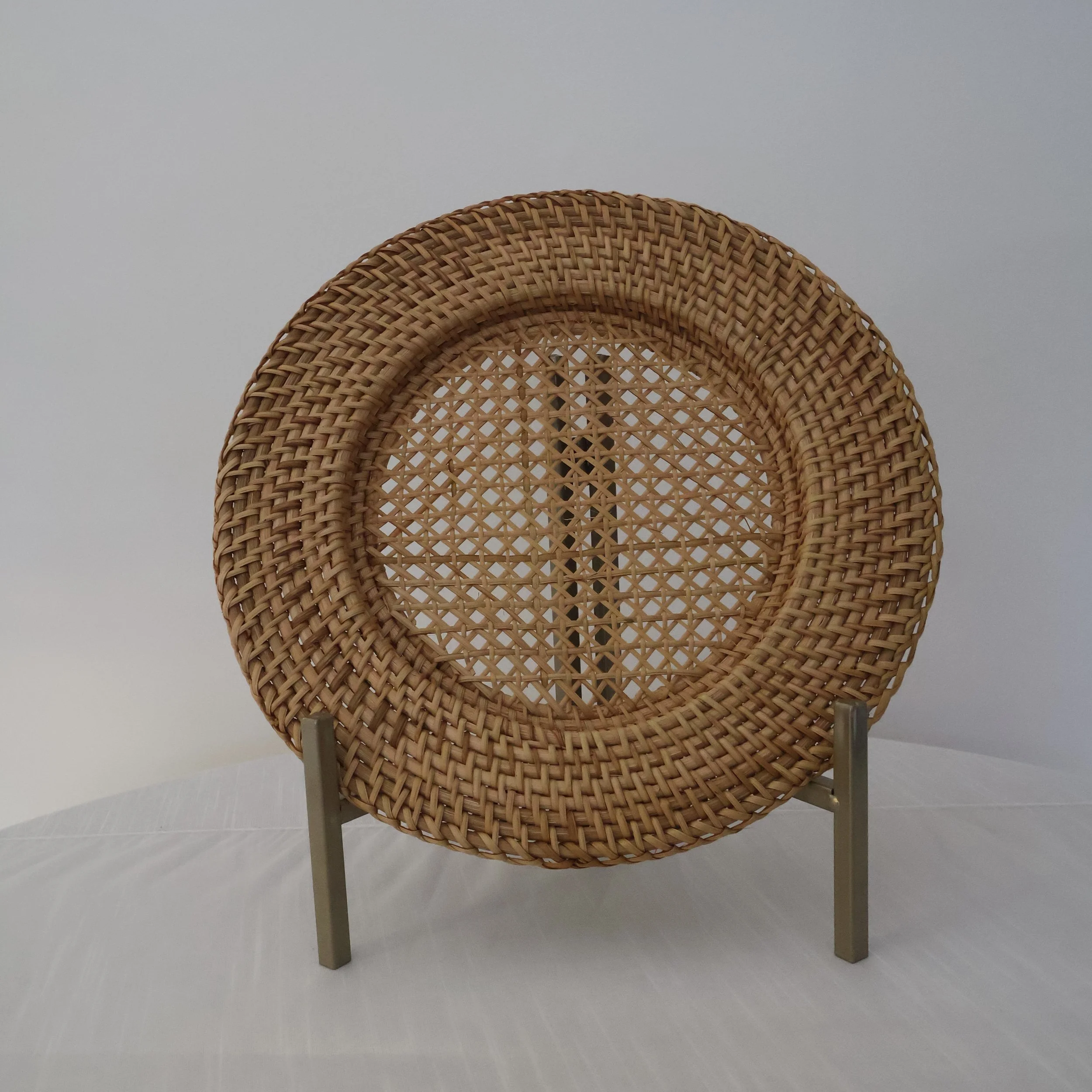 Round 13" Charger Plates - Brown Jute / Rattan