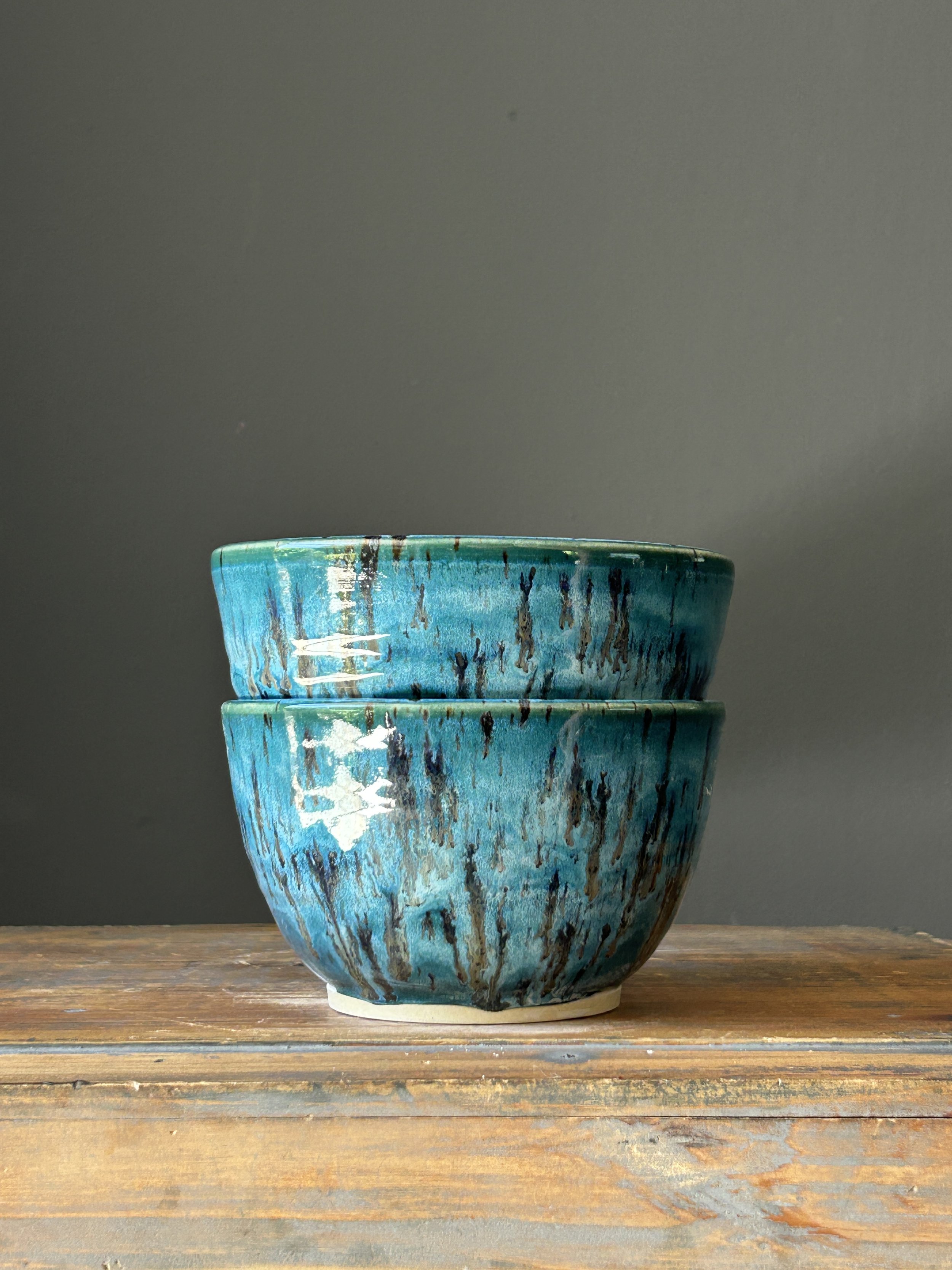 Snacky Bowls, Tide Pool (Set of 2)
