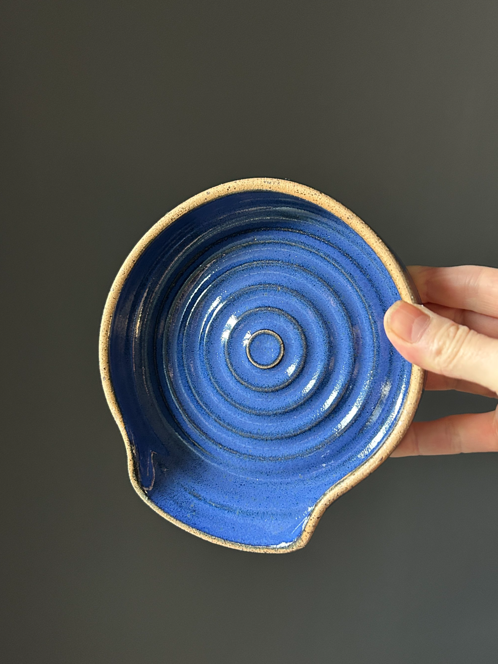 Groovy Spoon Rest, Cobalt