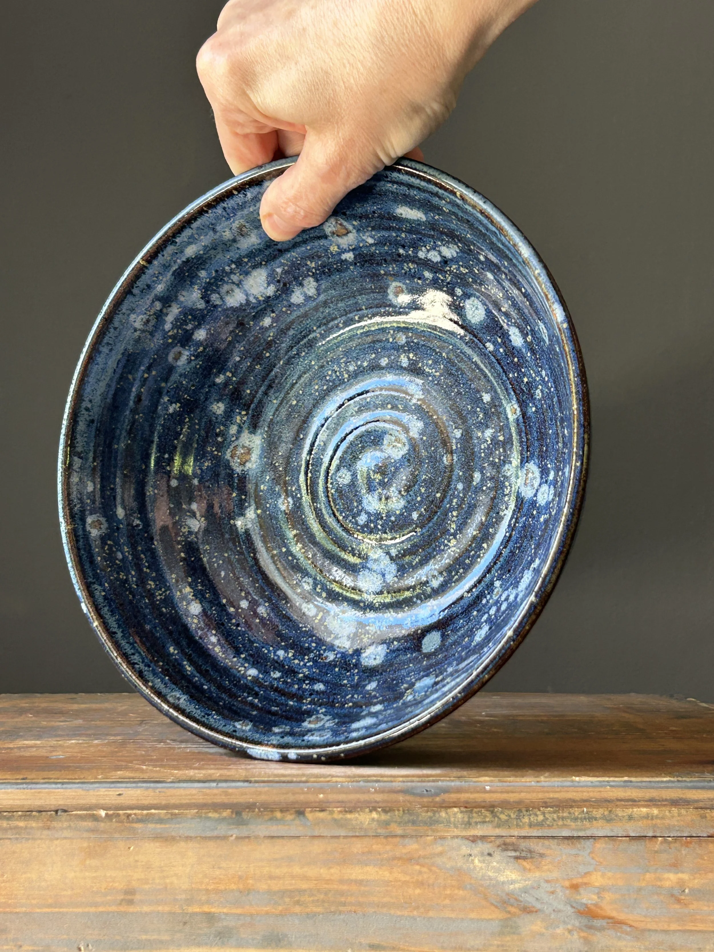 Dinner Bowl, Starry Night, 8" - seconds