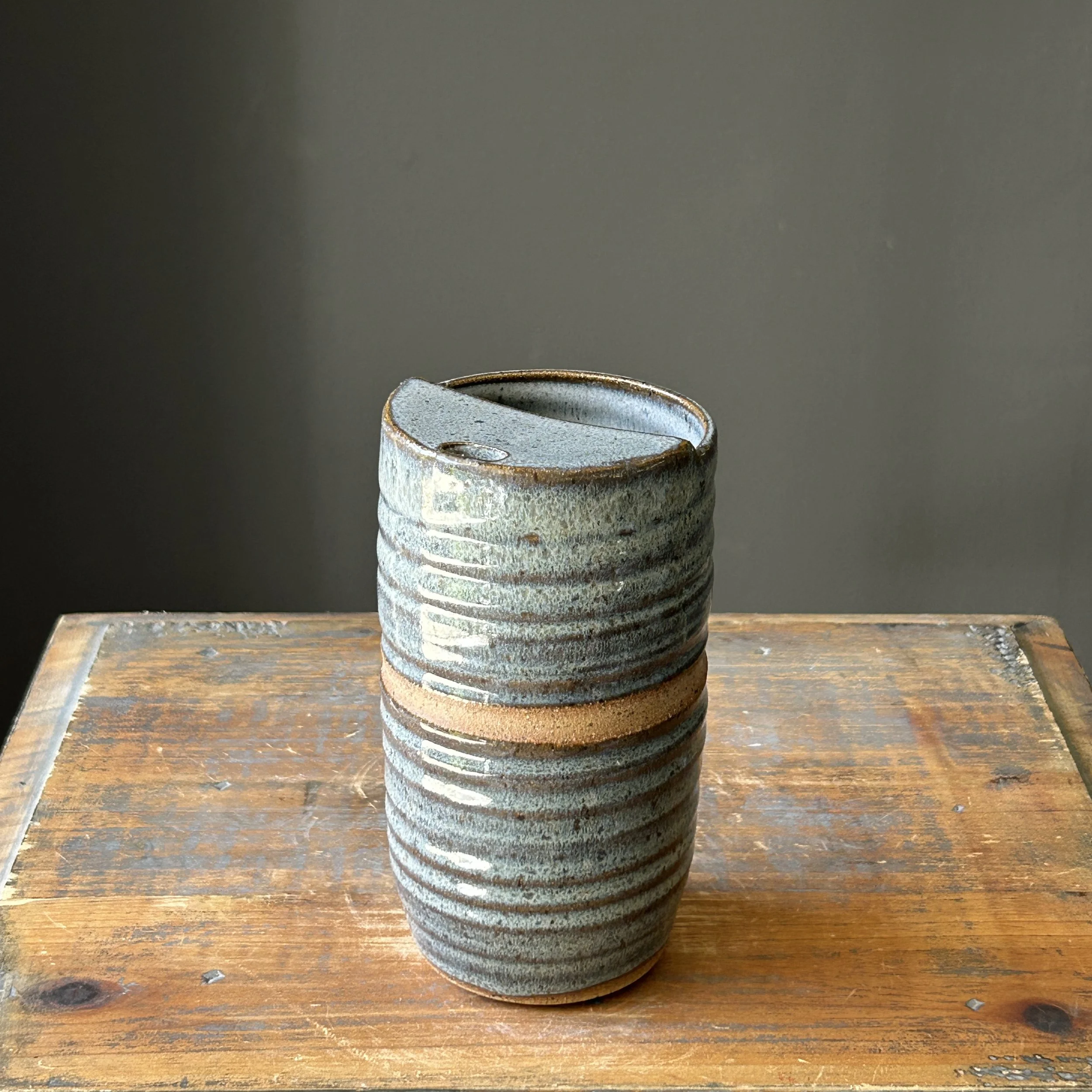 Tall Travel Tumbler, Fog Horizon #1, 16oz