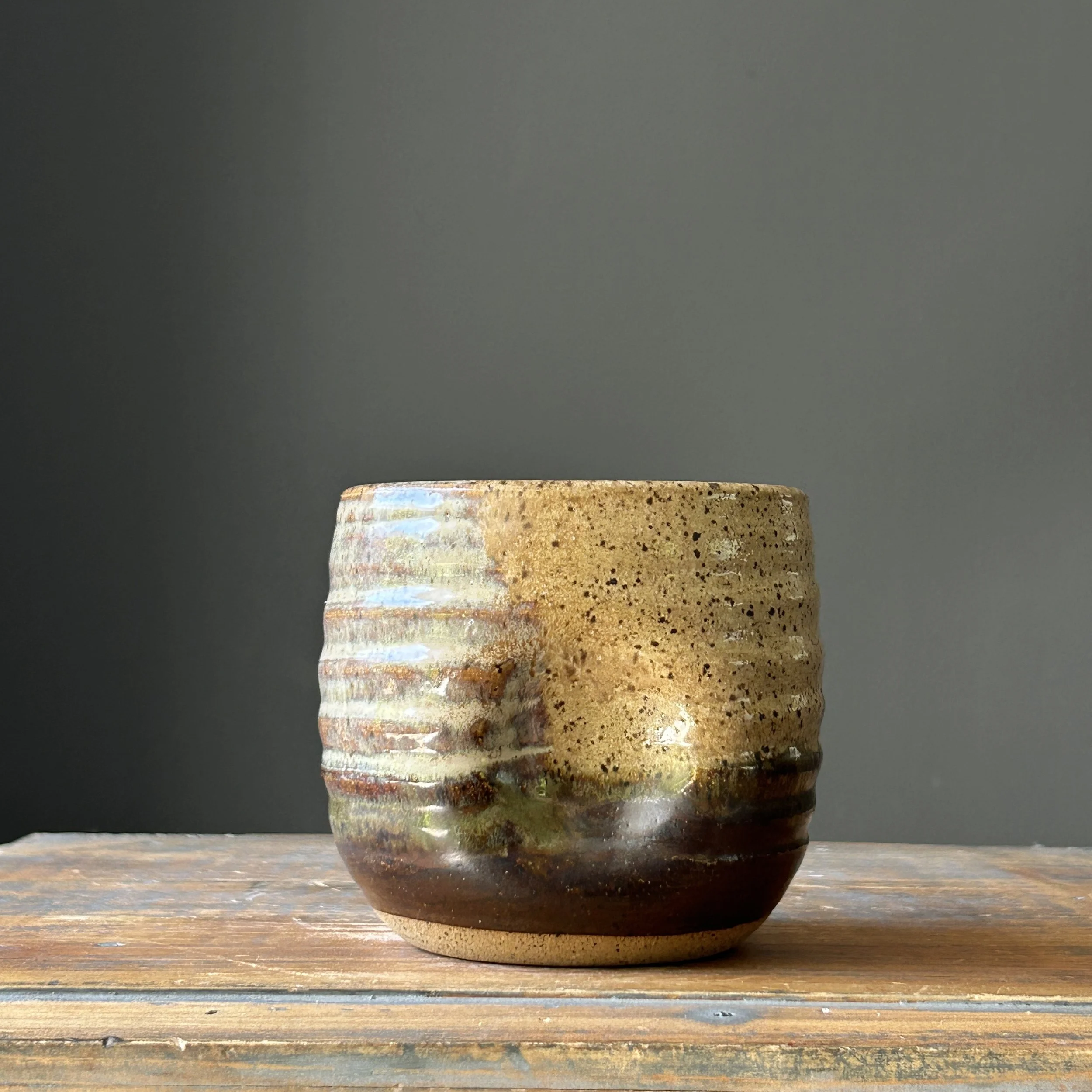 Wide Thumbler (one sided), Earthy Vibes, 17oz