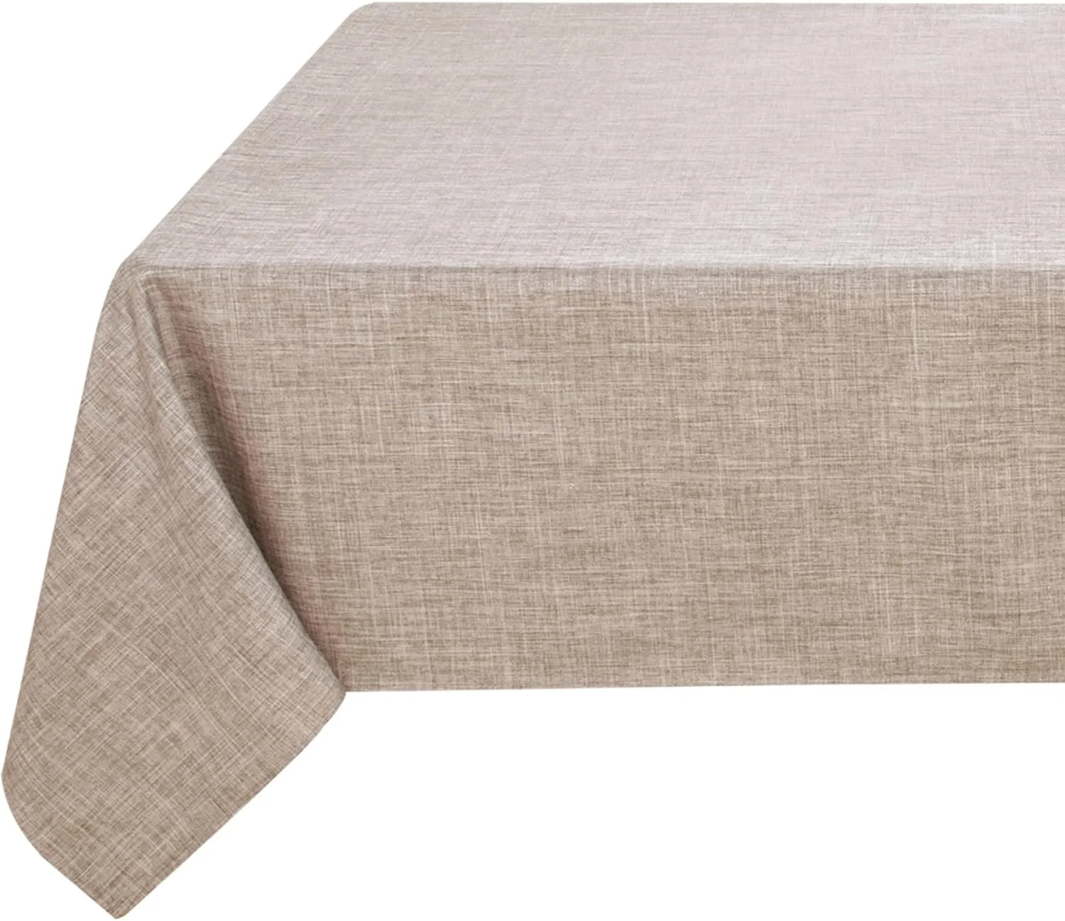 Faux Linen Tablecloth
