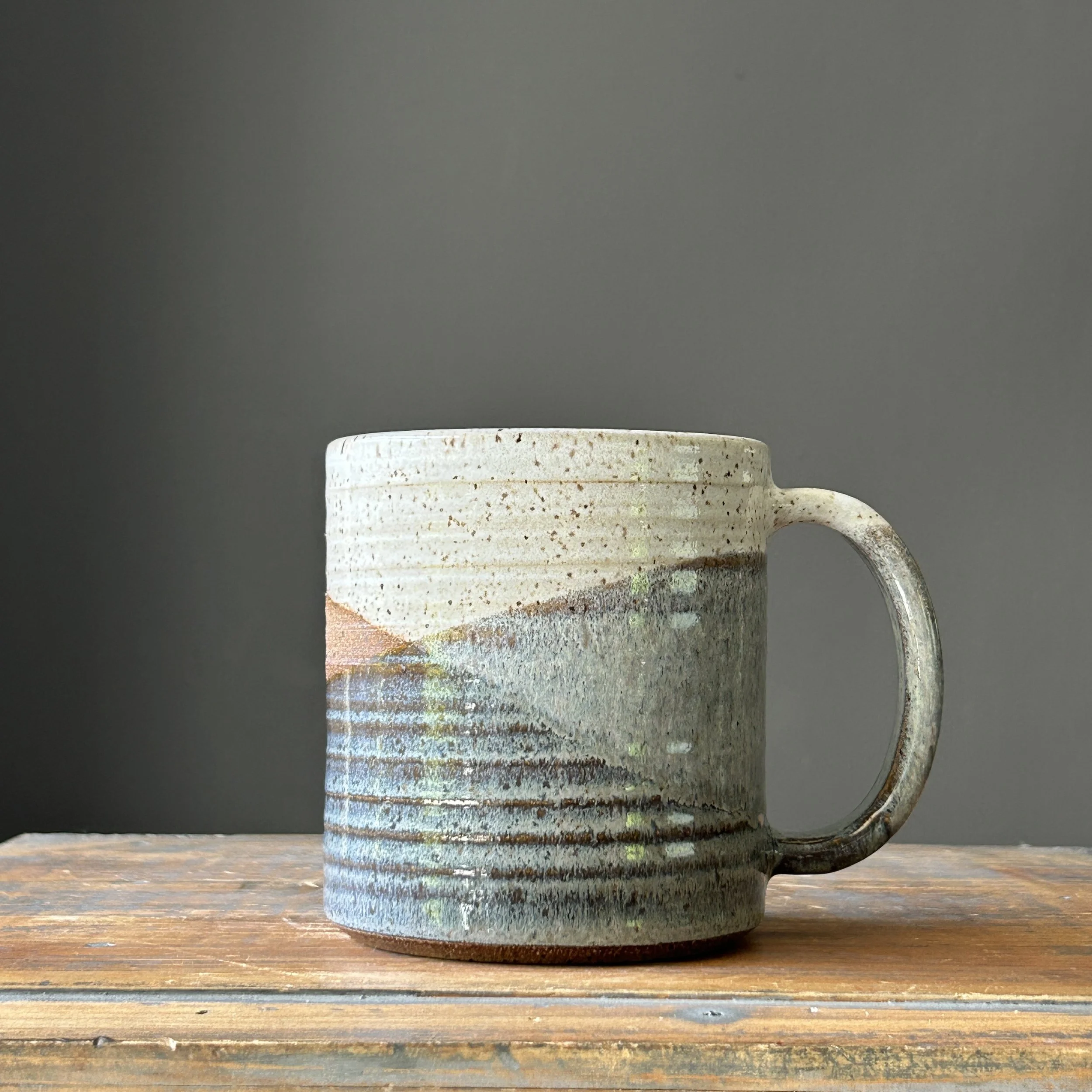 Classic Mug, Fog & White Crossover, 16oz