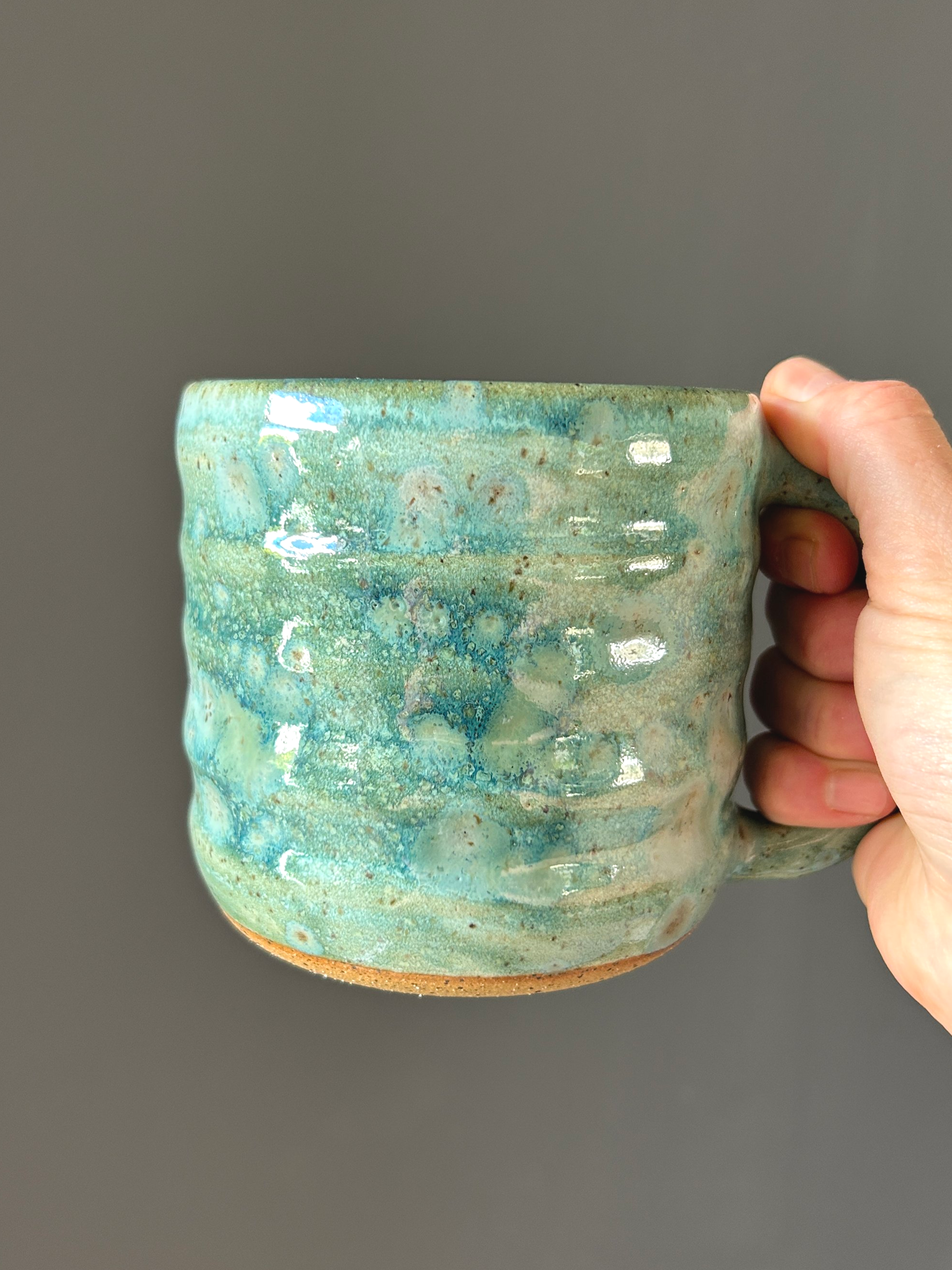 Ripple Mug, Water Lillies, 18oz