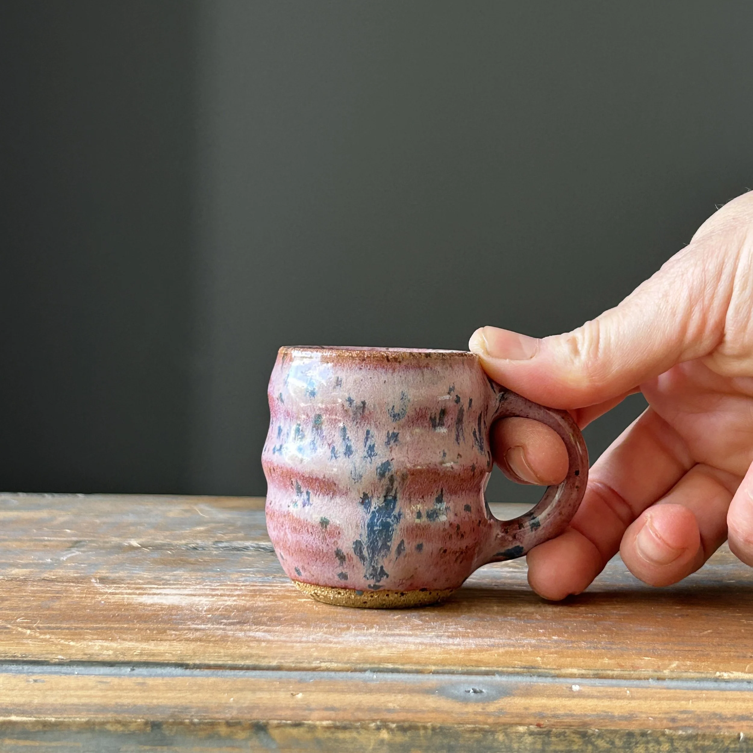 Tiny / Espresso Mug #2, Cotton Candy, 2oz