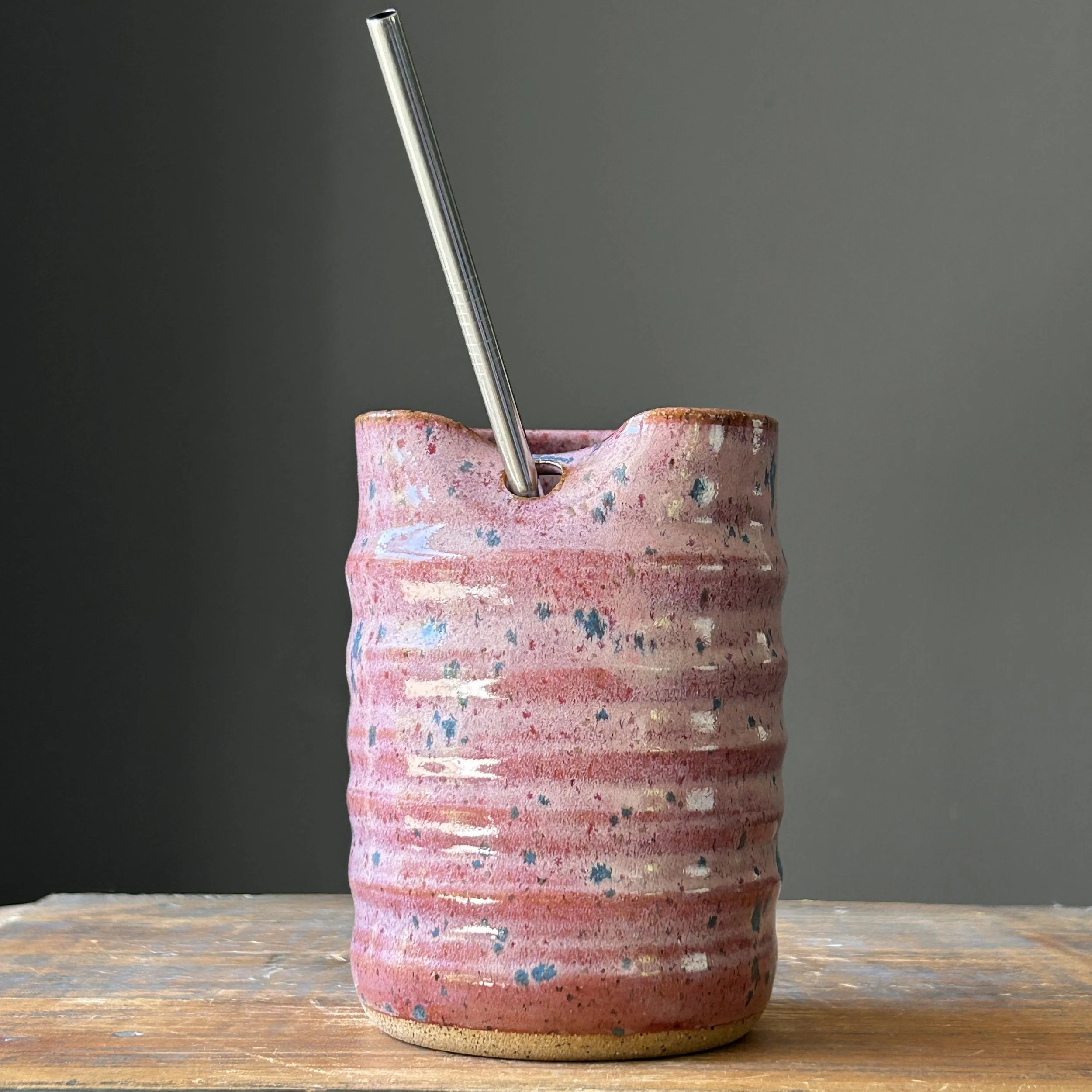 Grown-Up Sippy Cup, Cotton Candy, 16oz (incl. choice of straw)