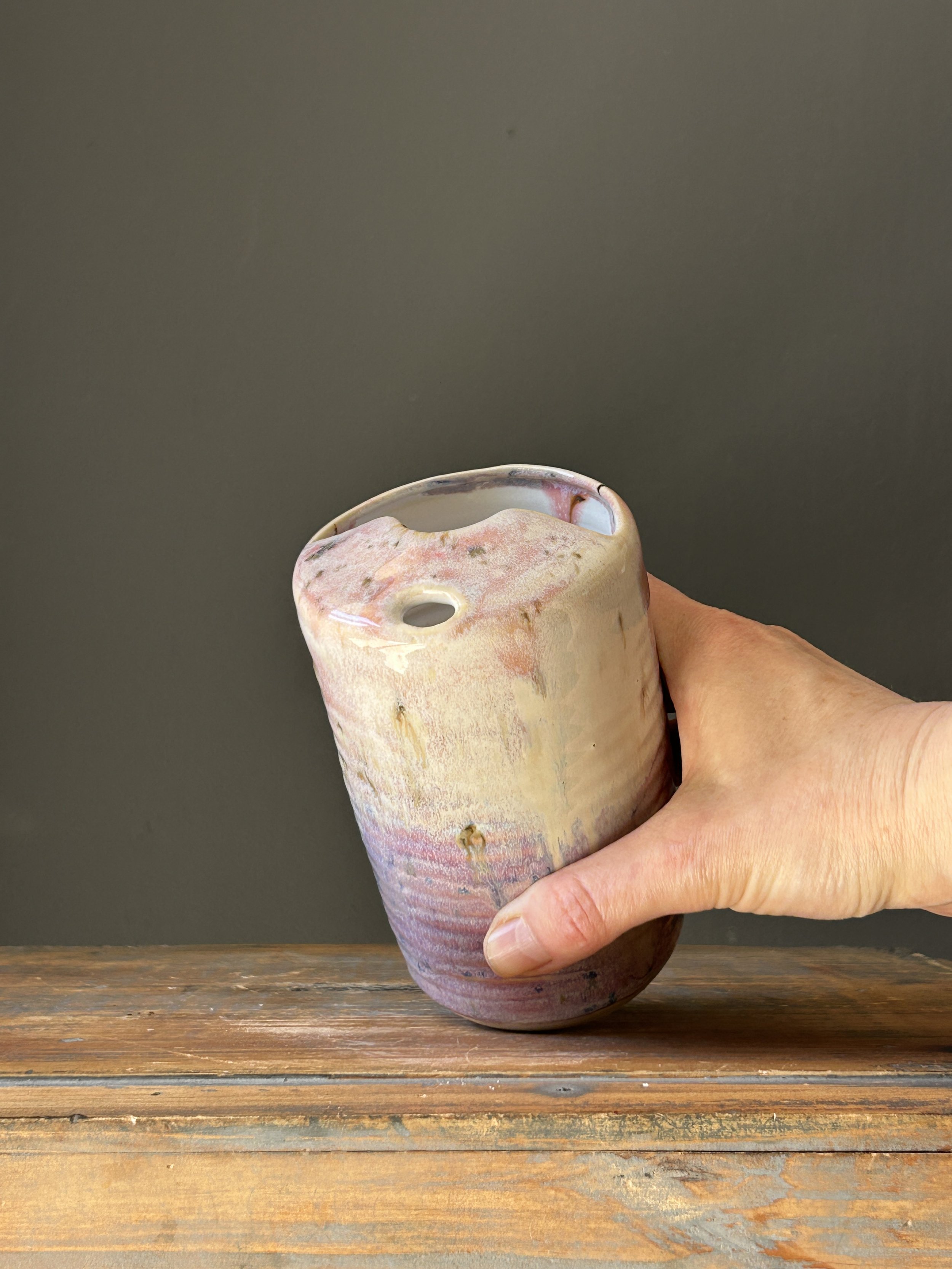 Melted Ice Cream Travel Tumbler, 14oz (#11), seconds