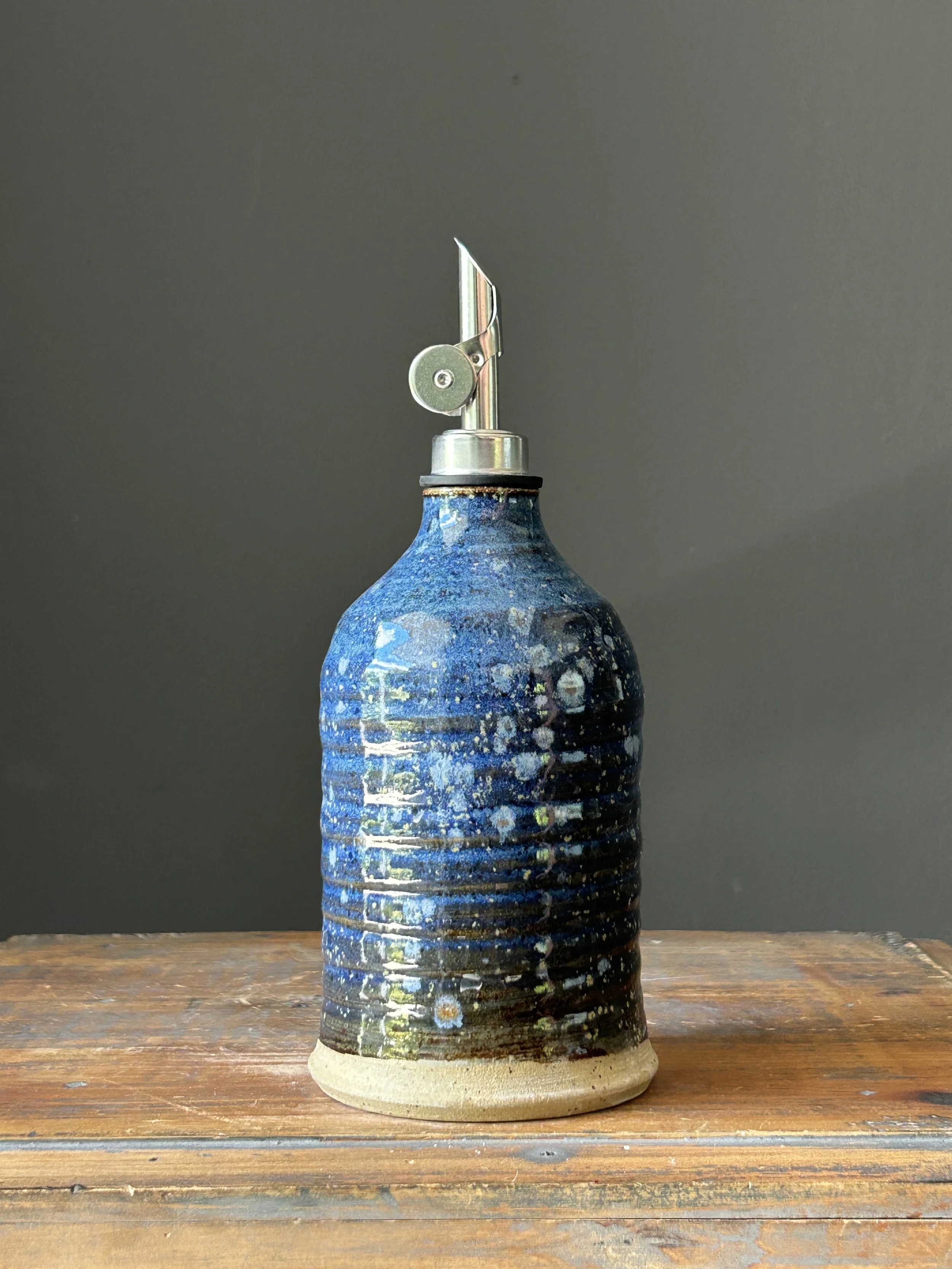 Thumb Grip Oil Bottle - Starry Night, 16oz