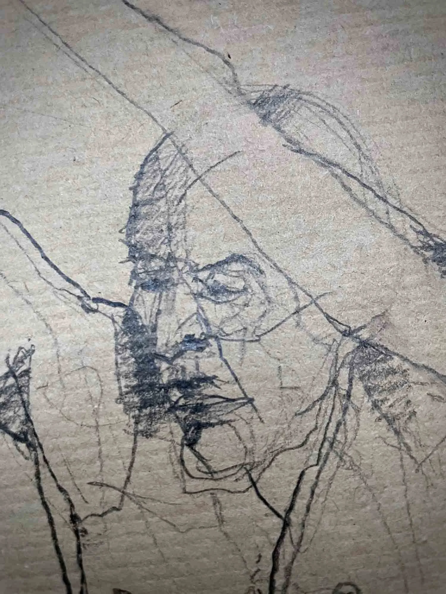 Nu 2, crayon sur papier 