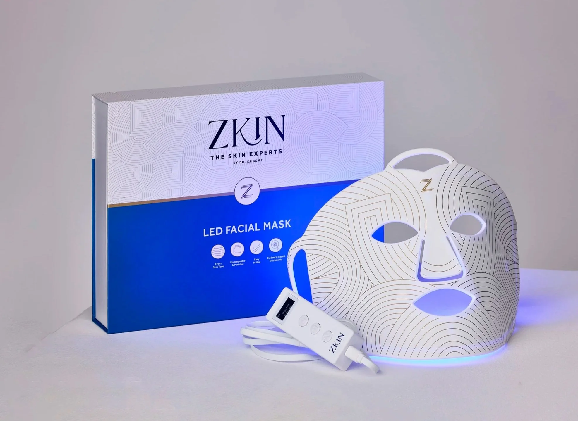 LED facial mask, ZKIN