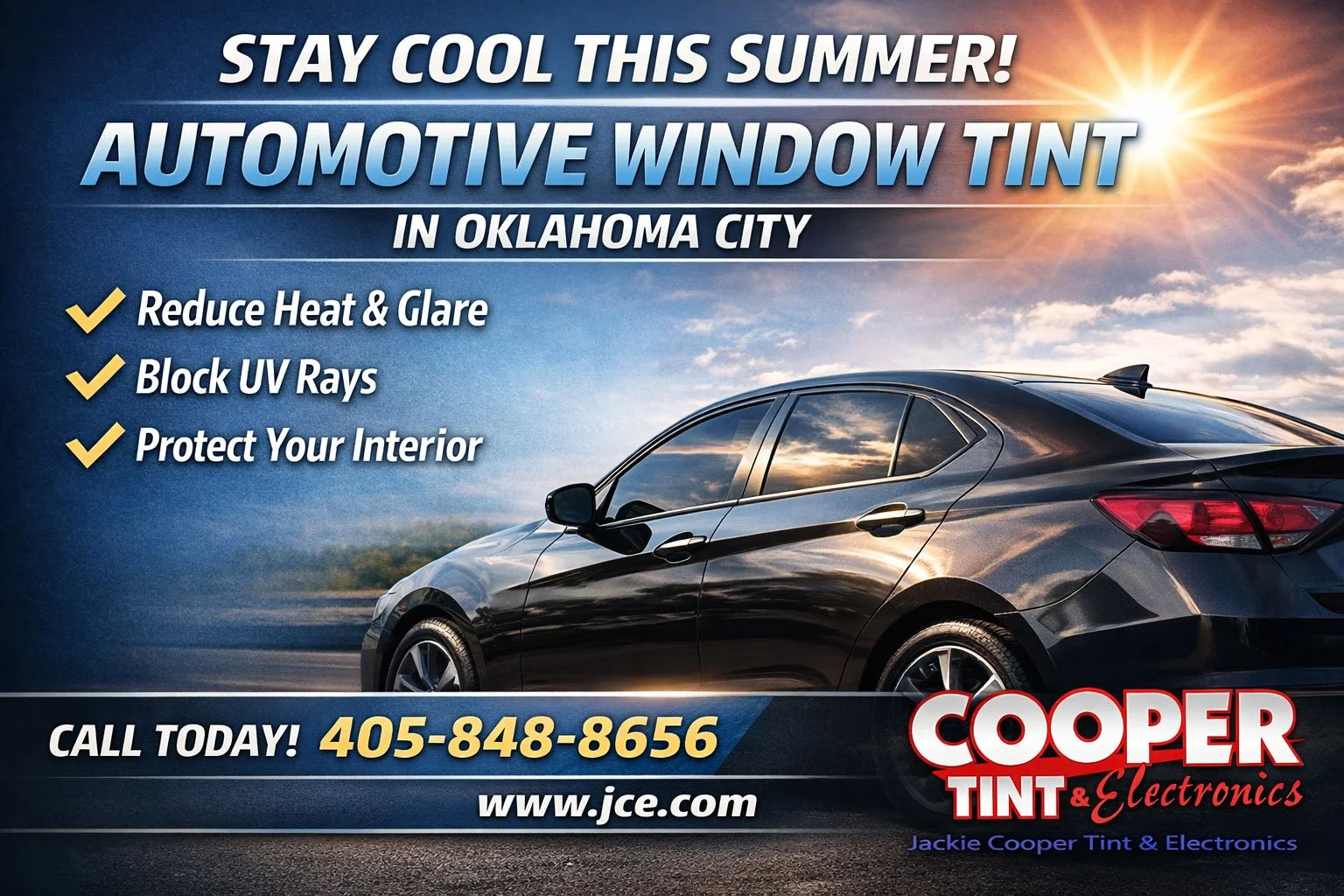 Stay Cool This Spring and Summer with Automotive Window Tint in Oklahoma City