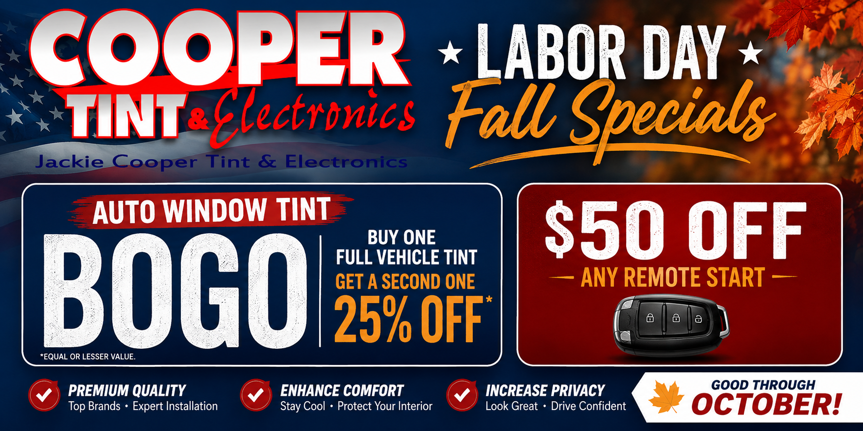 Jackie Cooper Tint and Electronics