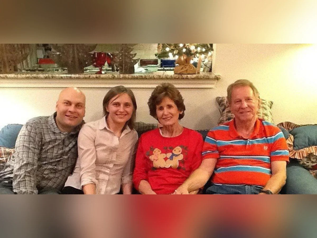 Nick and Uliana with Don and Elizabeth