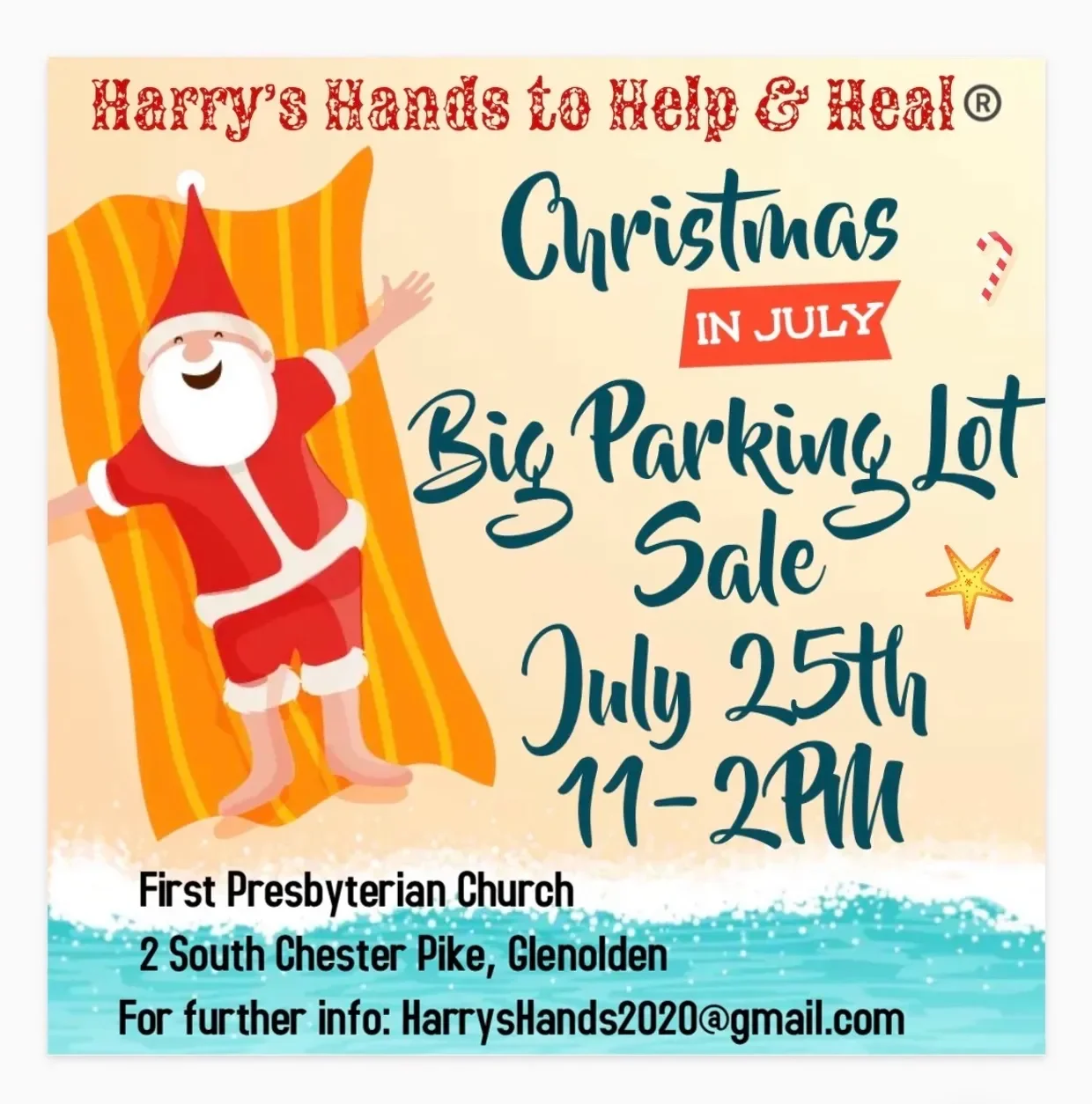 Harry’s Hands Christmas in July Bazaar