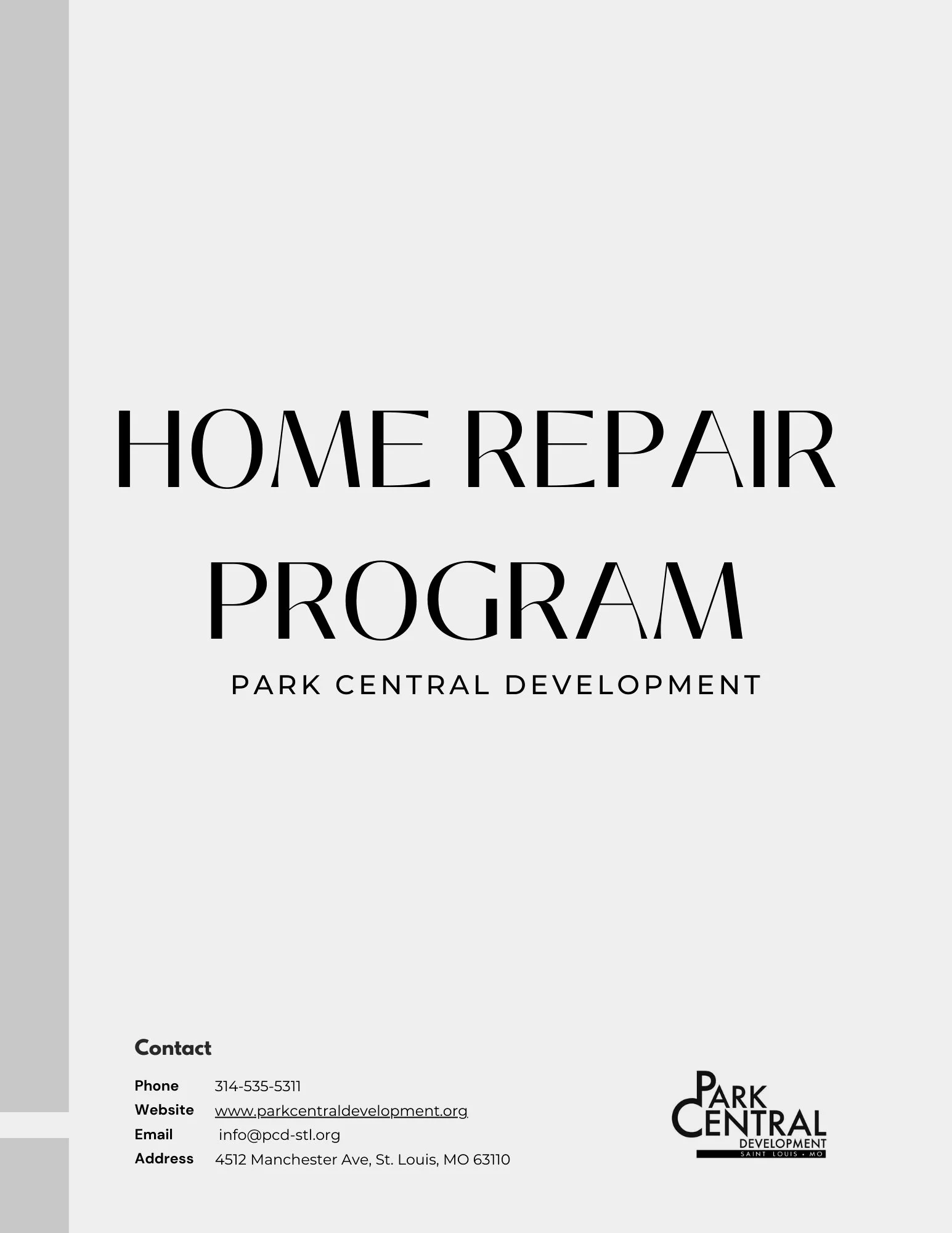 Home Repair Portal — Park Central Development