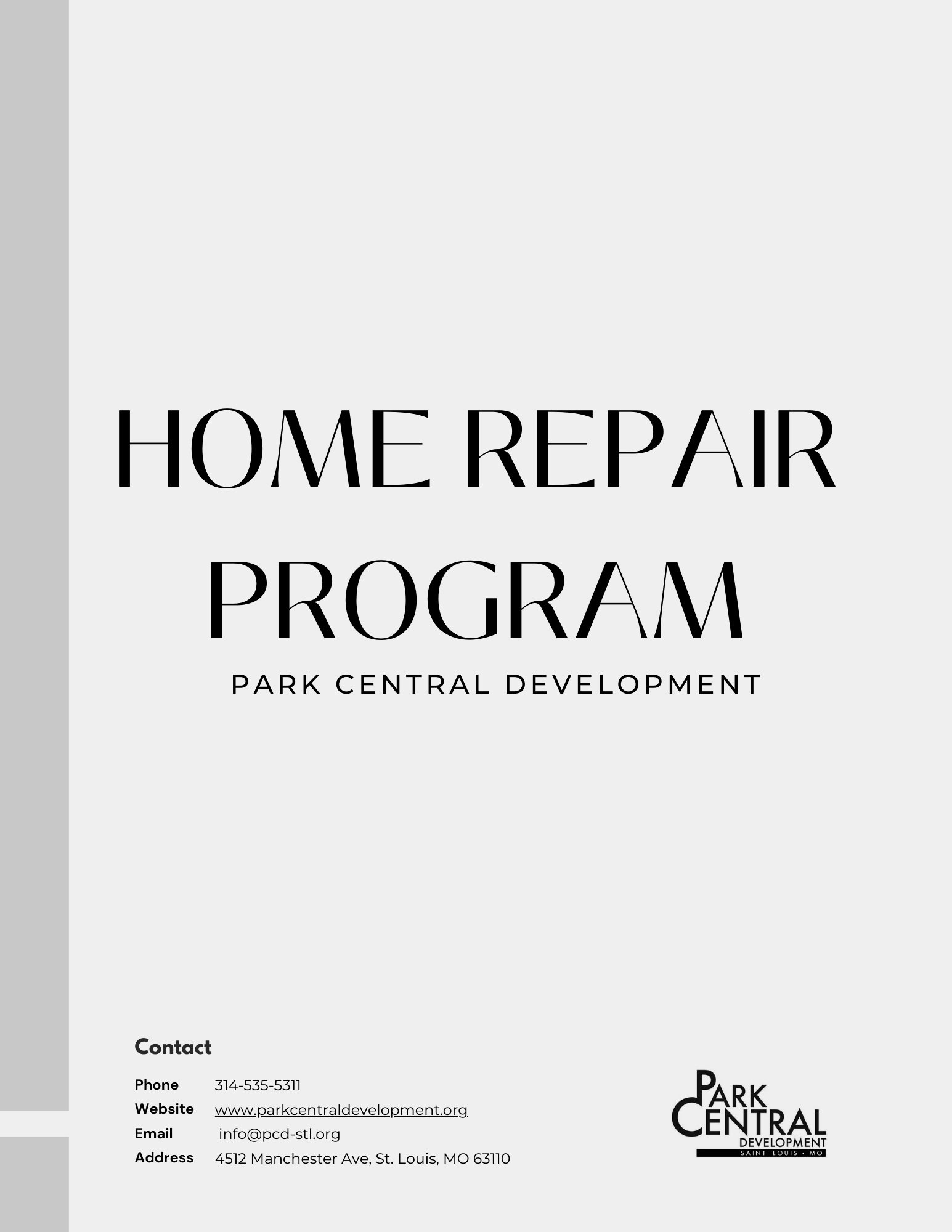 Home Repair Portal — Park Central Development