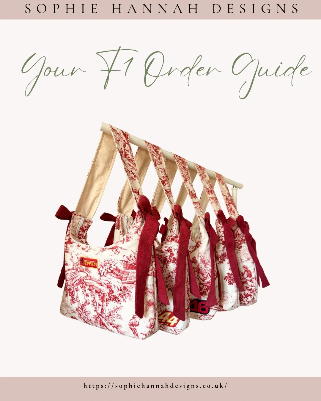 Your F1 order guide 🤍

A little extra insight ahead of my next drop &mdash; it&rsquo;s right around the corner. T minus 10 days&hellip; hope you&rsquo;re as excited as I am!

Just a heads up: my lead time is now 5&ndash;14 weeks. All orders are proc