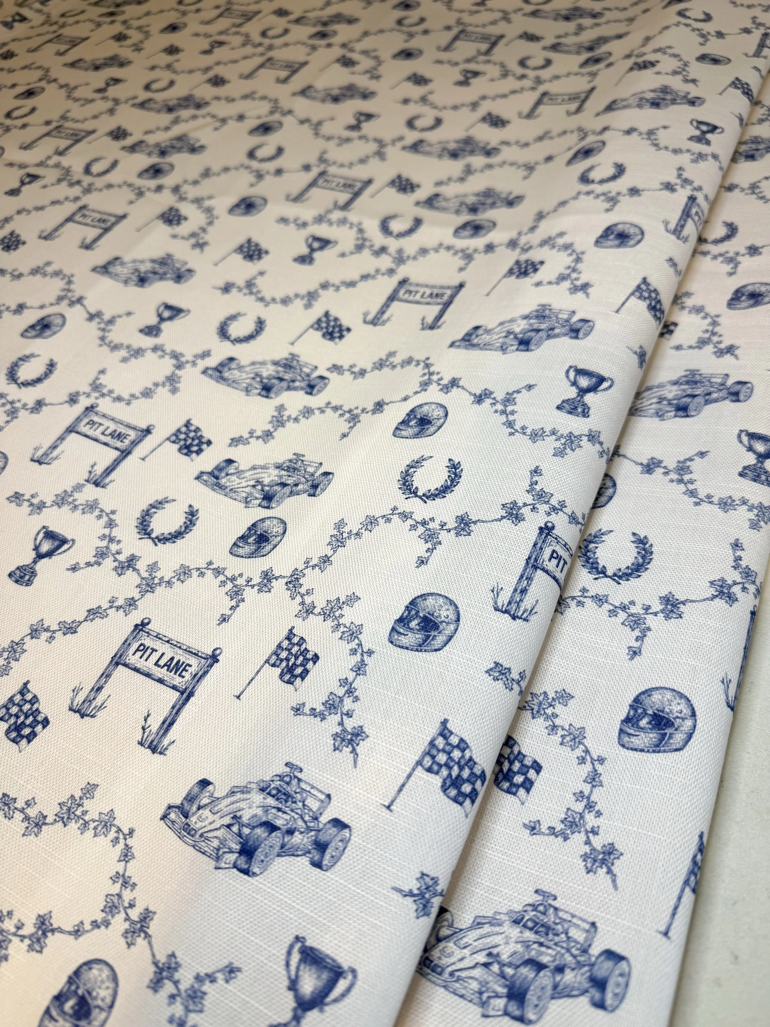 WE&rsquo;RE LIVE! 🏁✨

The wait is over and all six colourways of my brand new Racing Fabric are officially live and ready to shop!

Each print has been hand drawn and designed by me, then printed onto a beautiful cotton-linen fabric. I&rsquo;m so ex