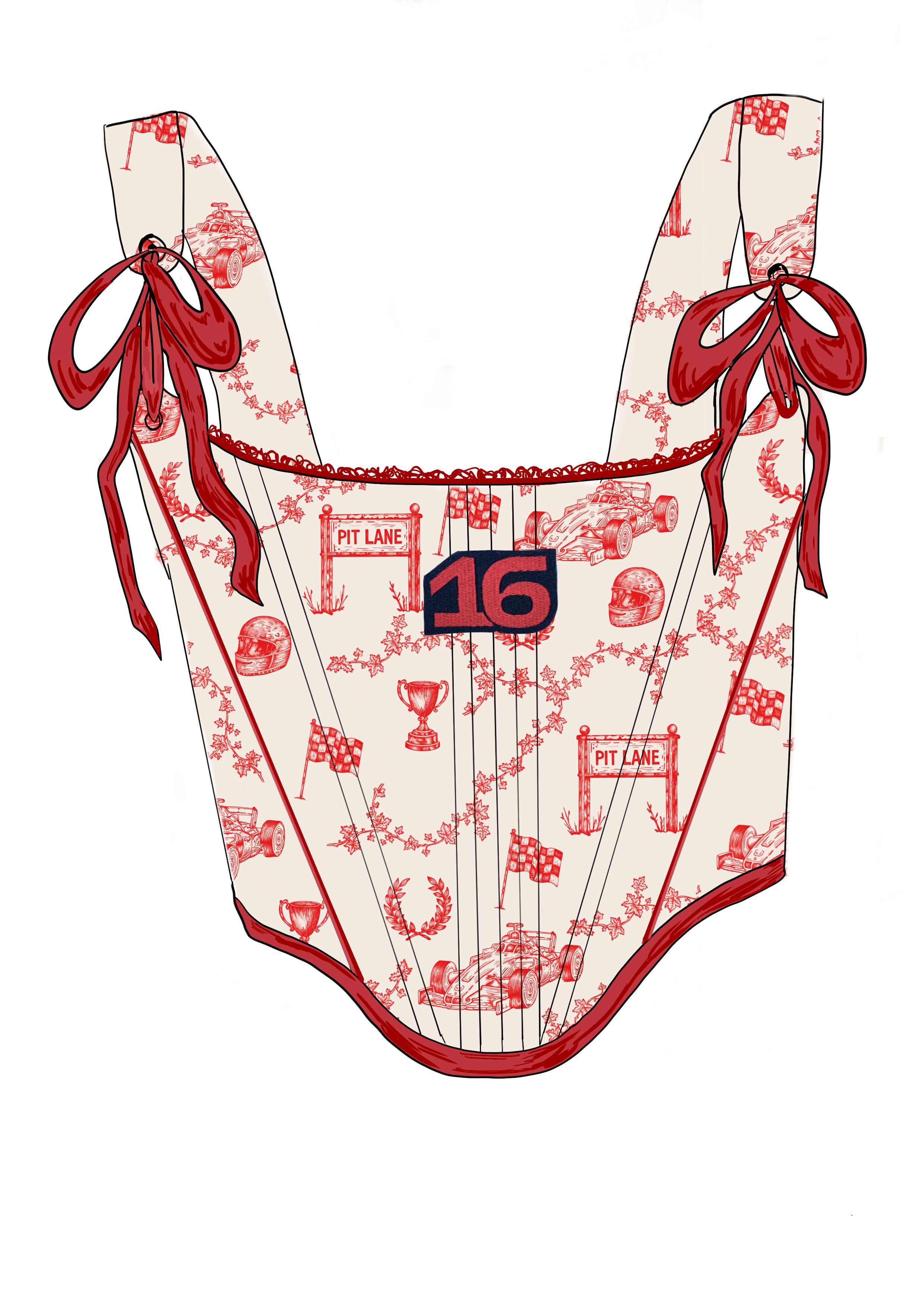 The premium bow corset- 44