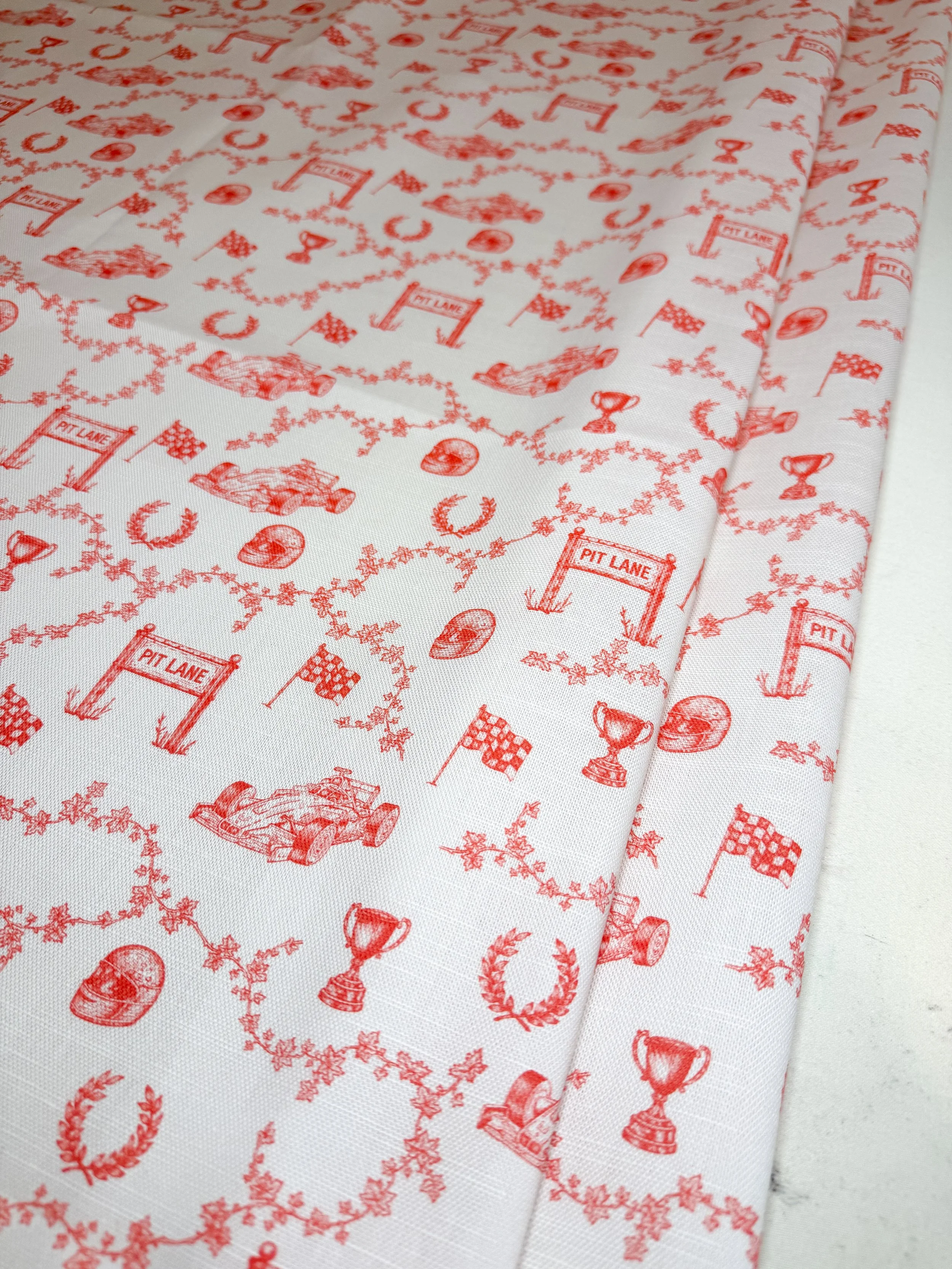 The Racing Fabric- Red