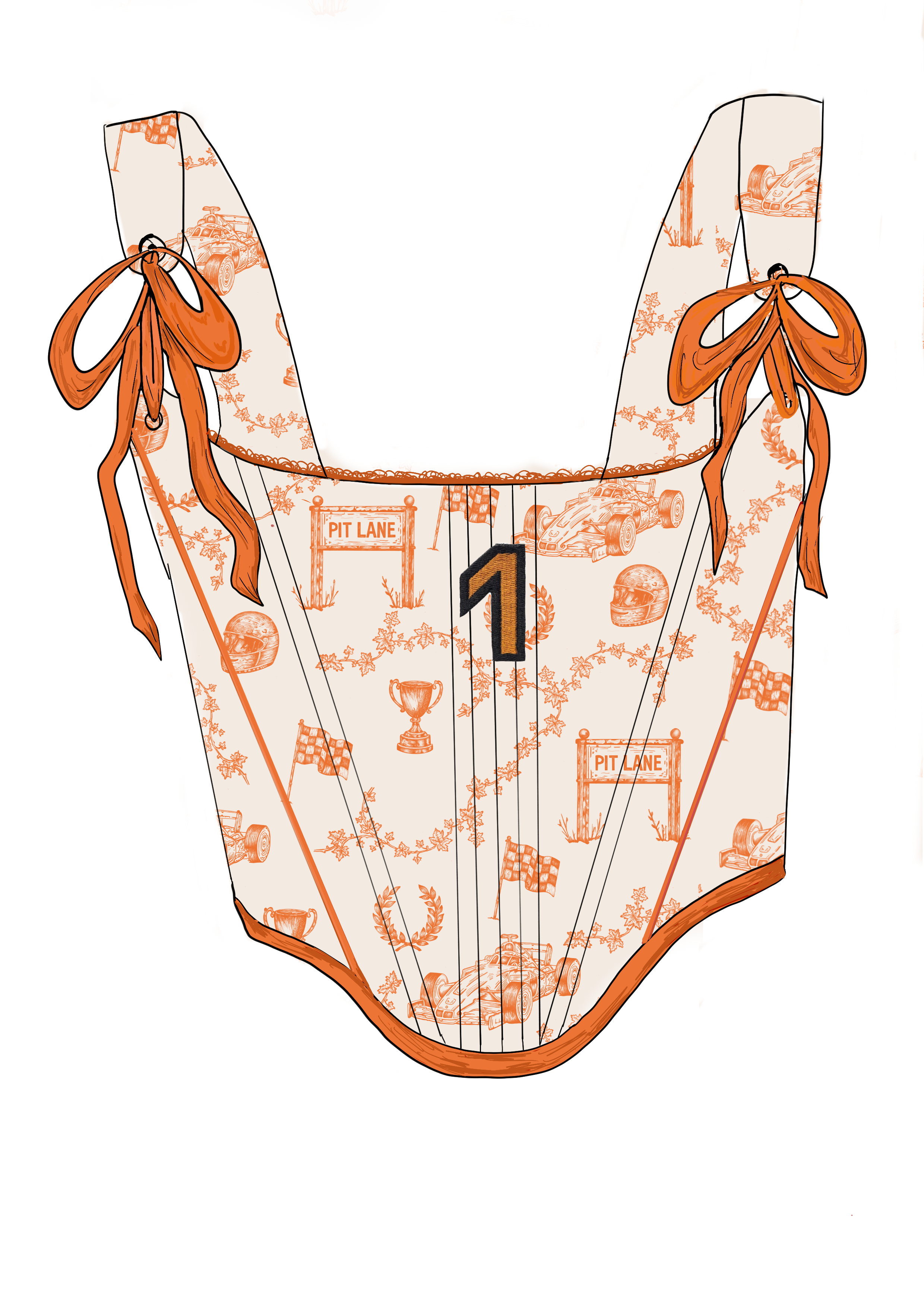 The premium bow corset- 4