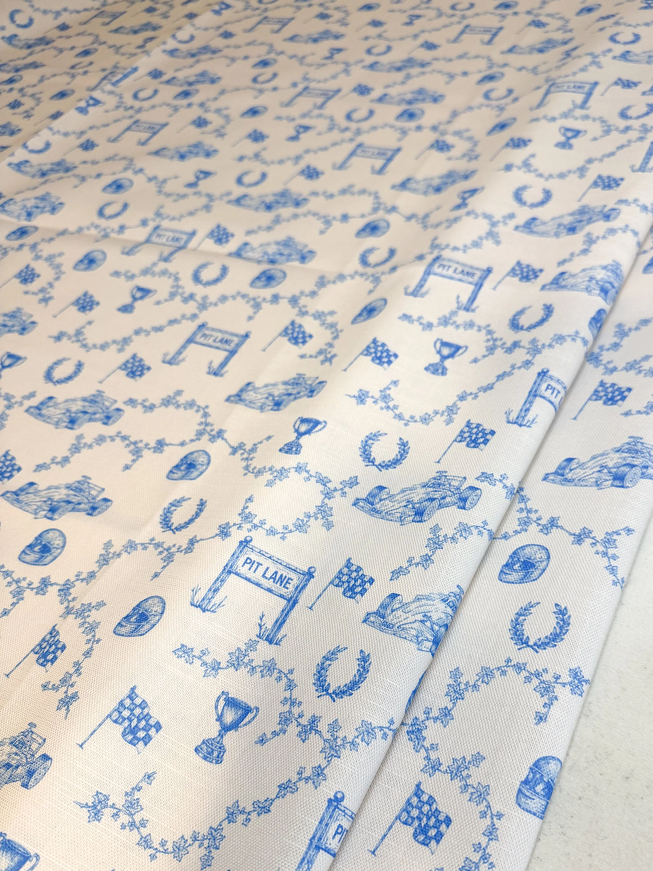 The Racing Fabric - Blue