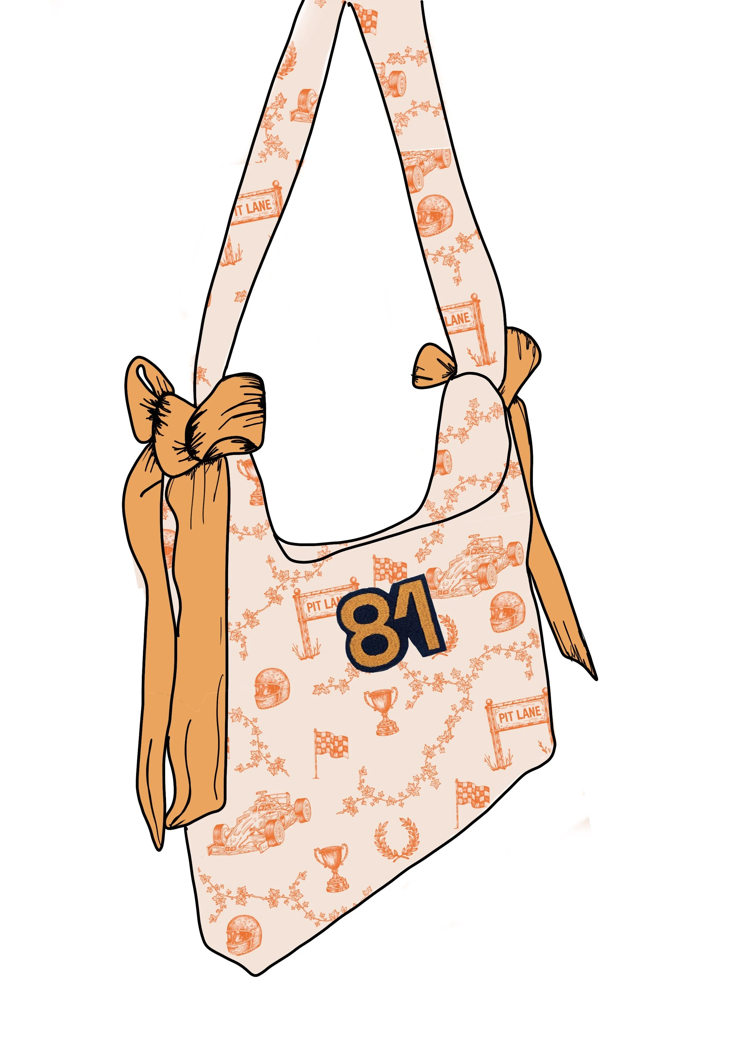 The classic orange racing bag- 81