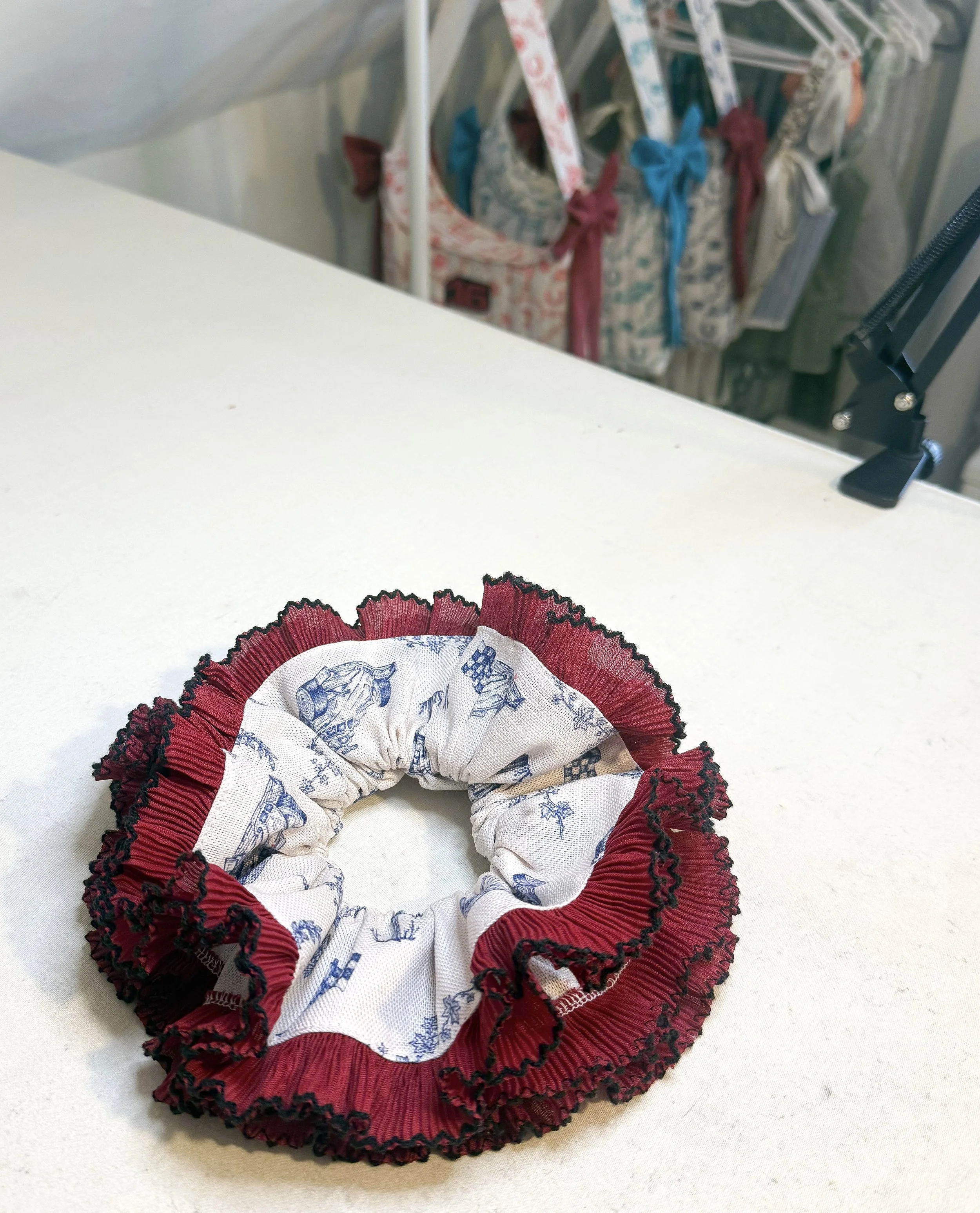 The Navy/Red Racing Scrunchie (Copy)
