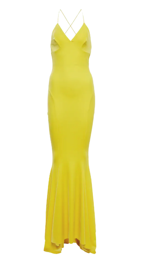 house of cb yellow maxi dress The Celeste Dress