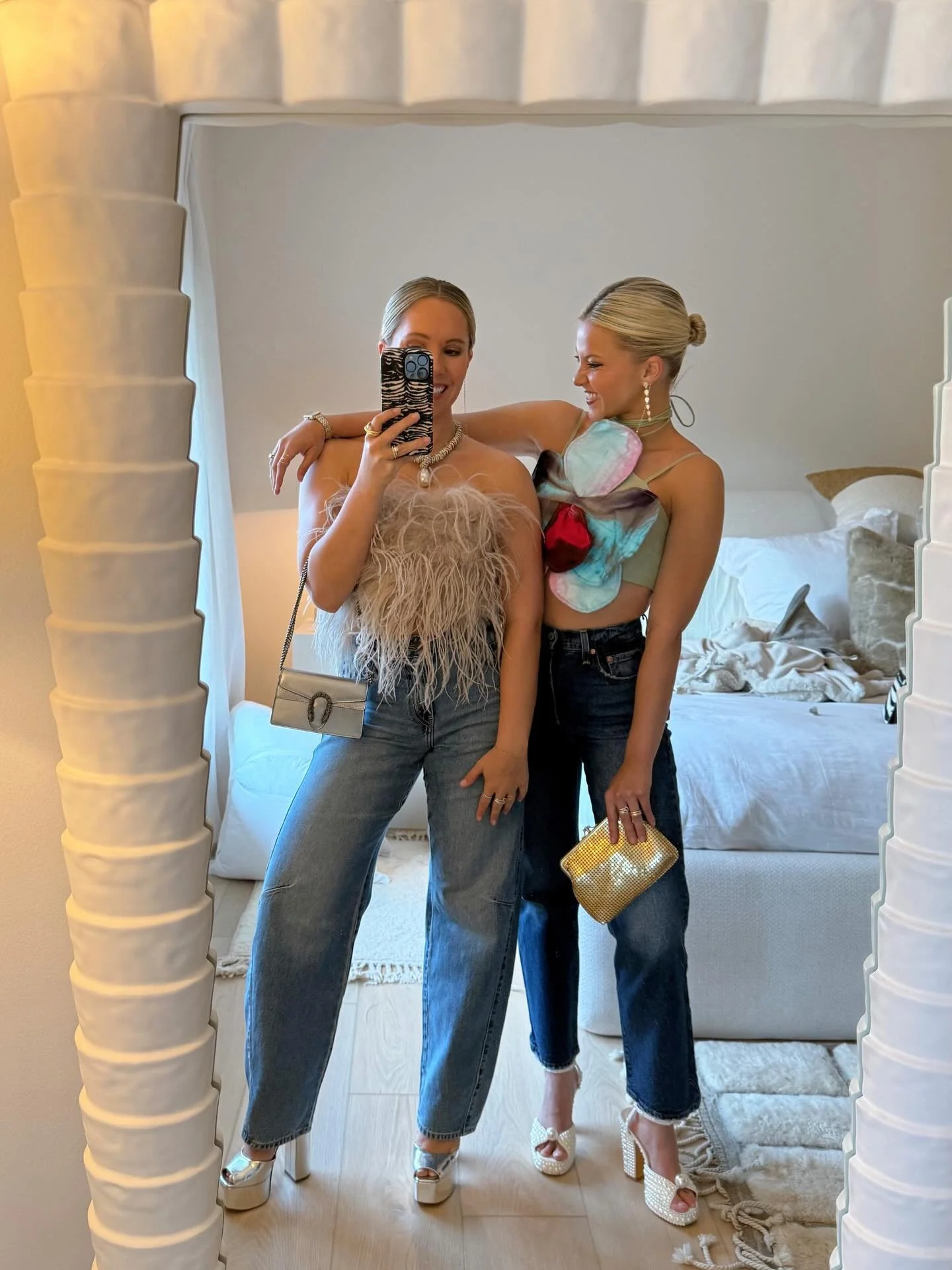 @shopbop x @levis x @poemaclothiers x @staygoldengirl !!!!!! 🪩👖

wearing the baggy dad barrel jean and the ribcage straight ankle jean &mdash; tysm shopbop for gifting!
