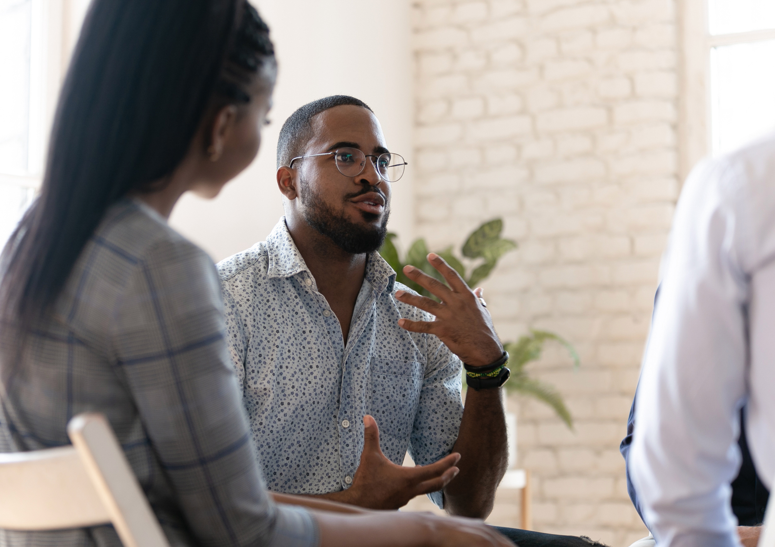 black man talking about HIV awareness for Black community