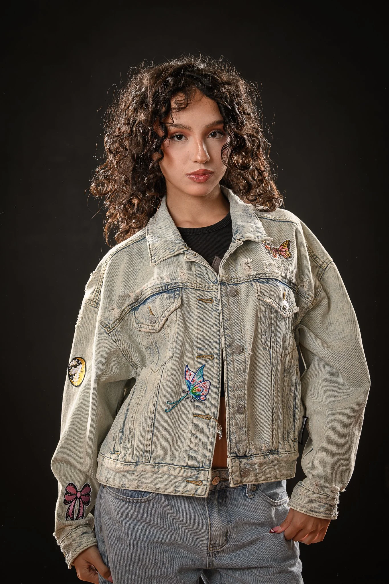 SZ Medium “Golden Butterfly " Jacket