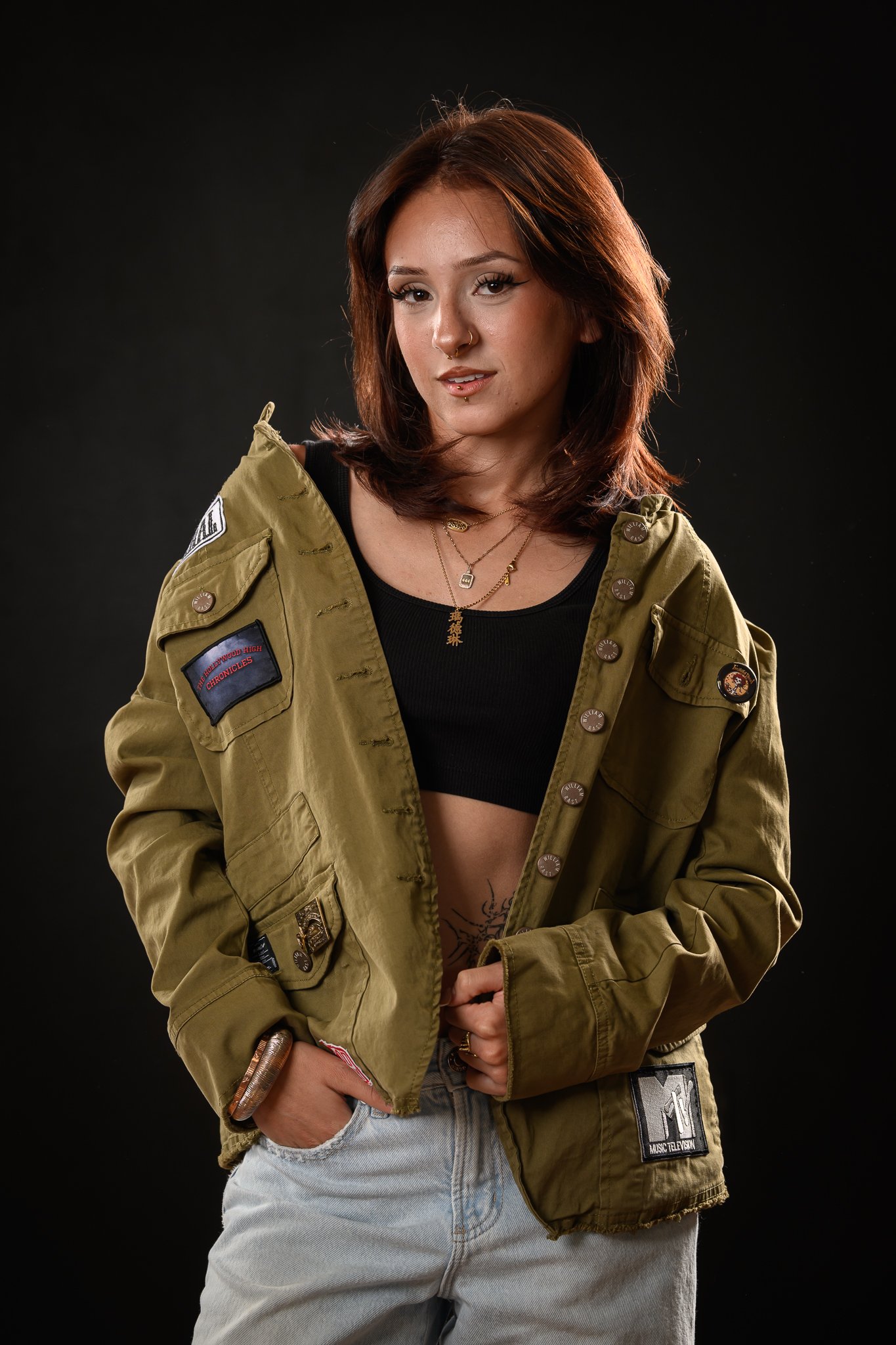 SZ Medium “Mission Focus " Military Inspired Jacket