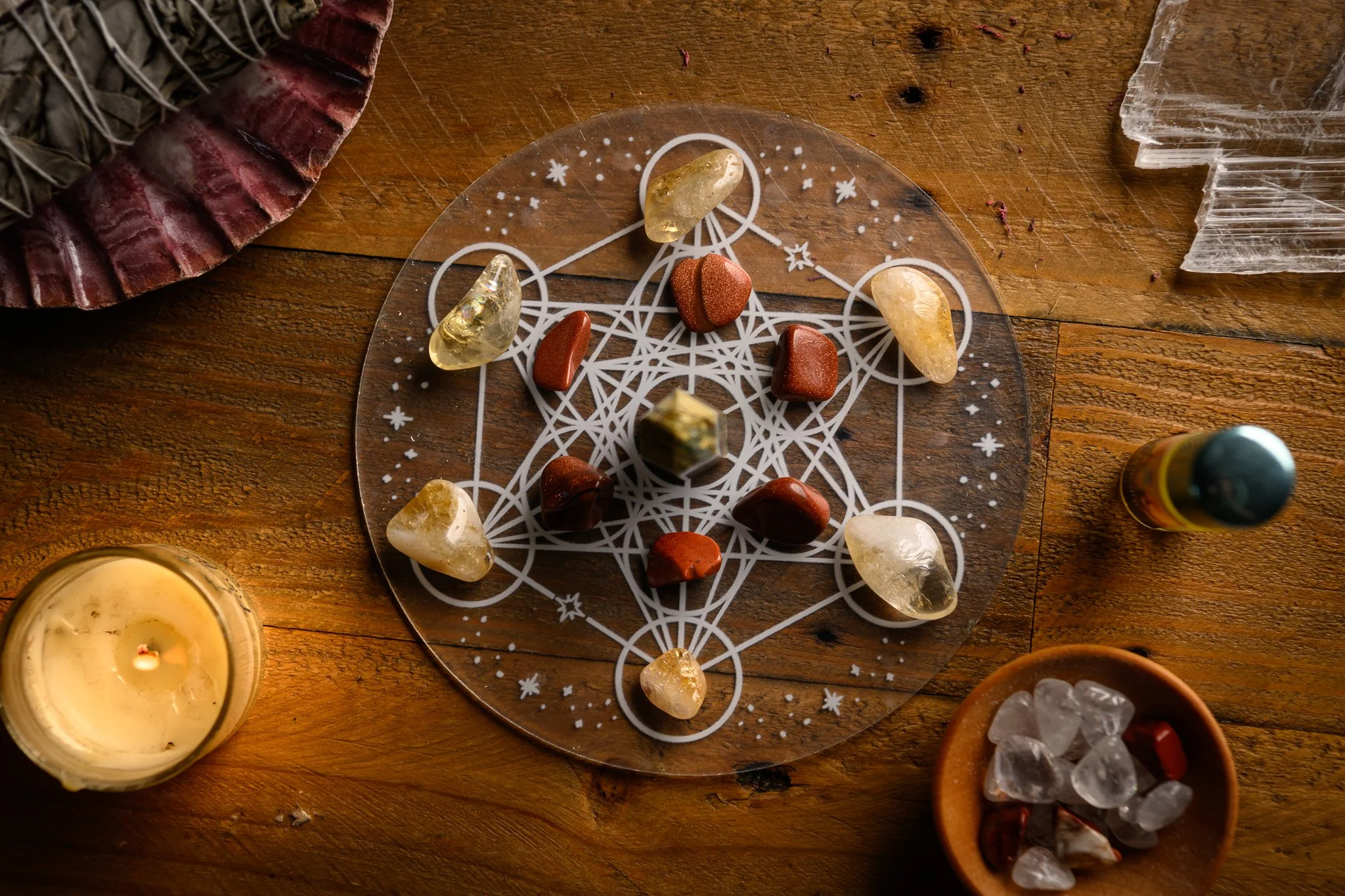 Clear Successful Intention Crystal Grid