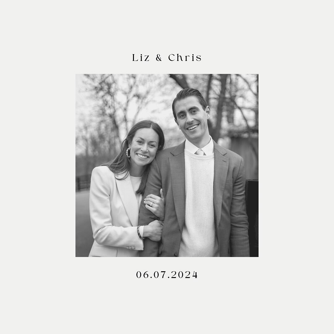 Meet Liz &amp; Chris, one of our wedding registry couples. 💍

As you can see, Liz is a beauty beyond words. She&rsquo;s kind, always looks elegant without even trying, and a very sweet friend. Although we met each other as teenagers through sports a