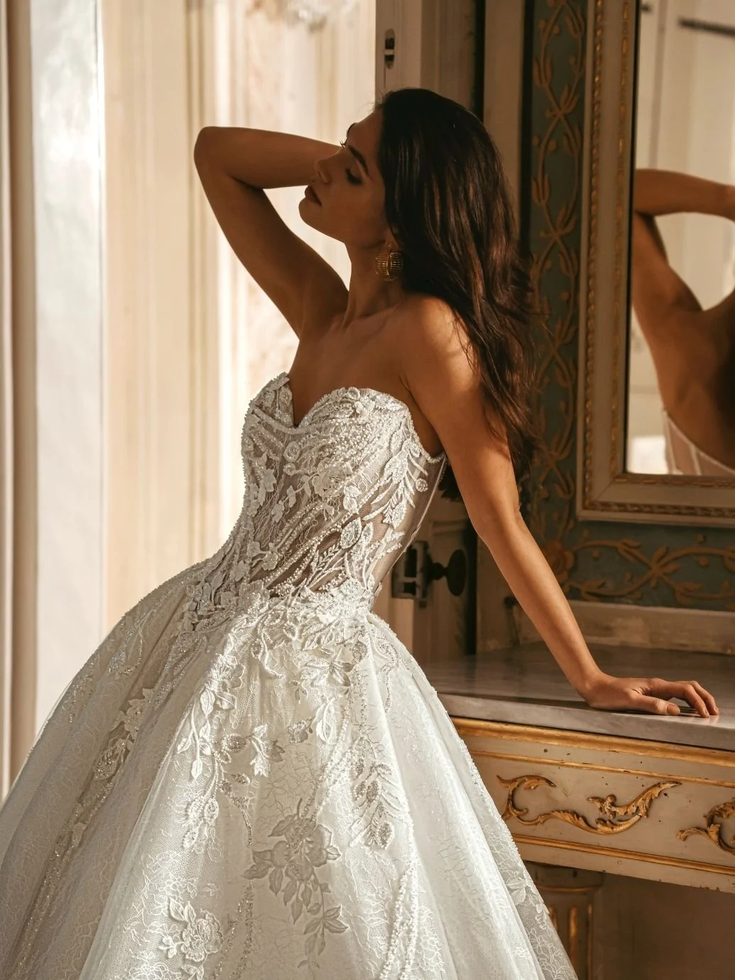 Enzoani 2027 collecton Whitney sweetheart strapless wedding dress ballgown Chicago Chicagoland