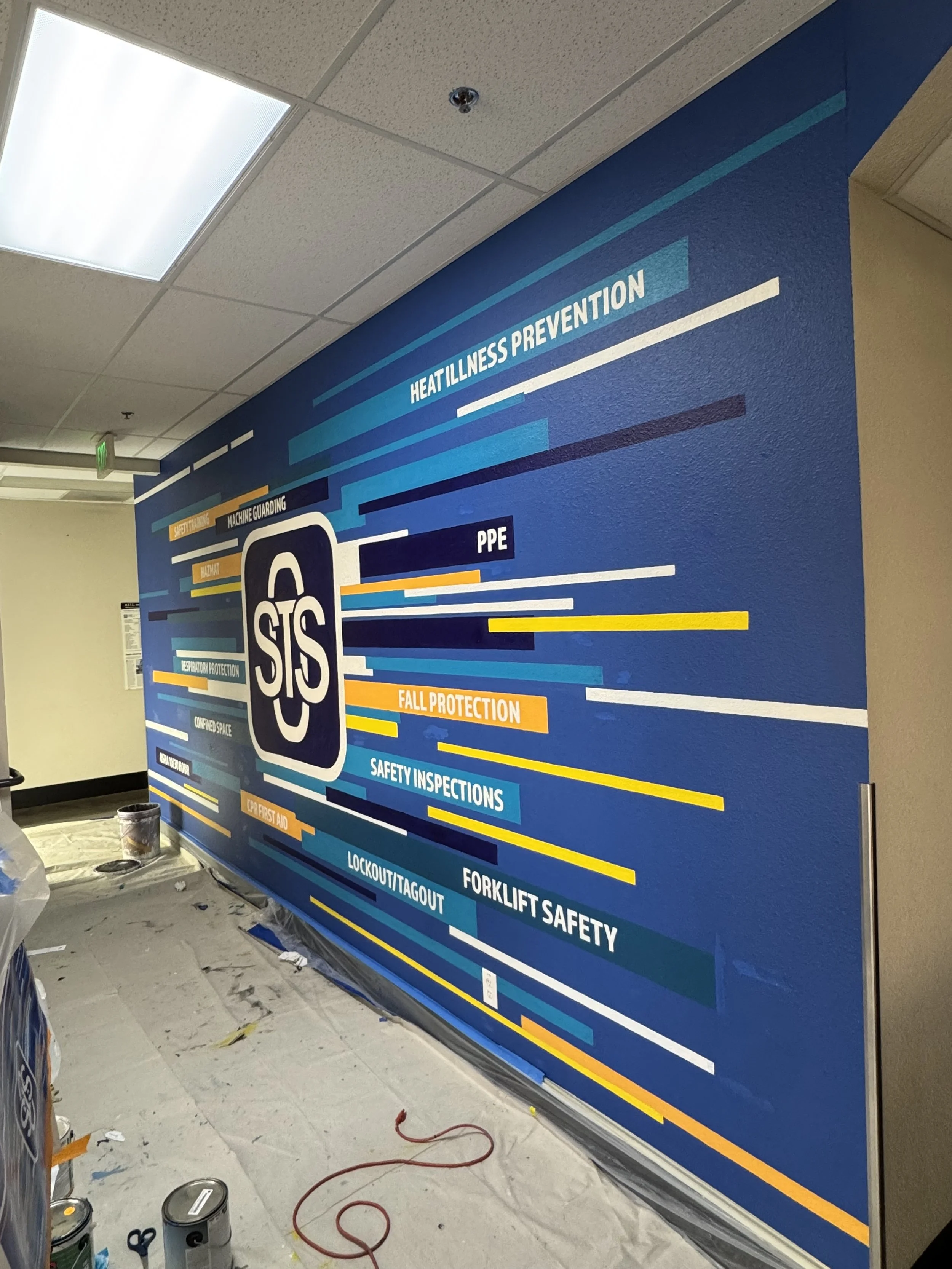 Mural is nearing the finish line 