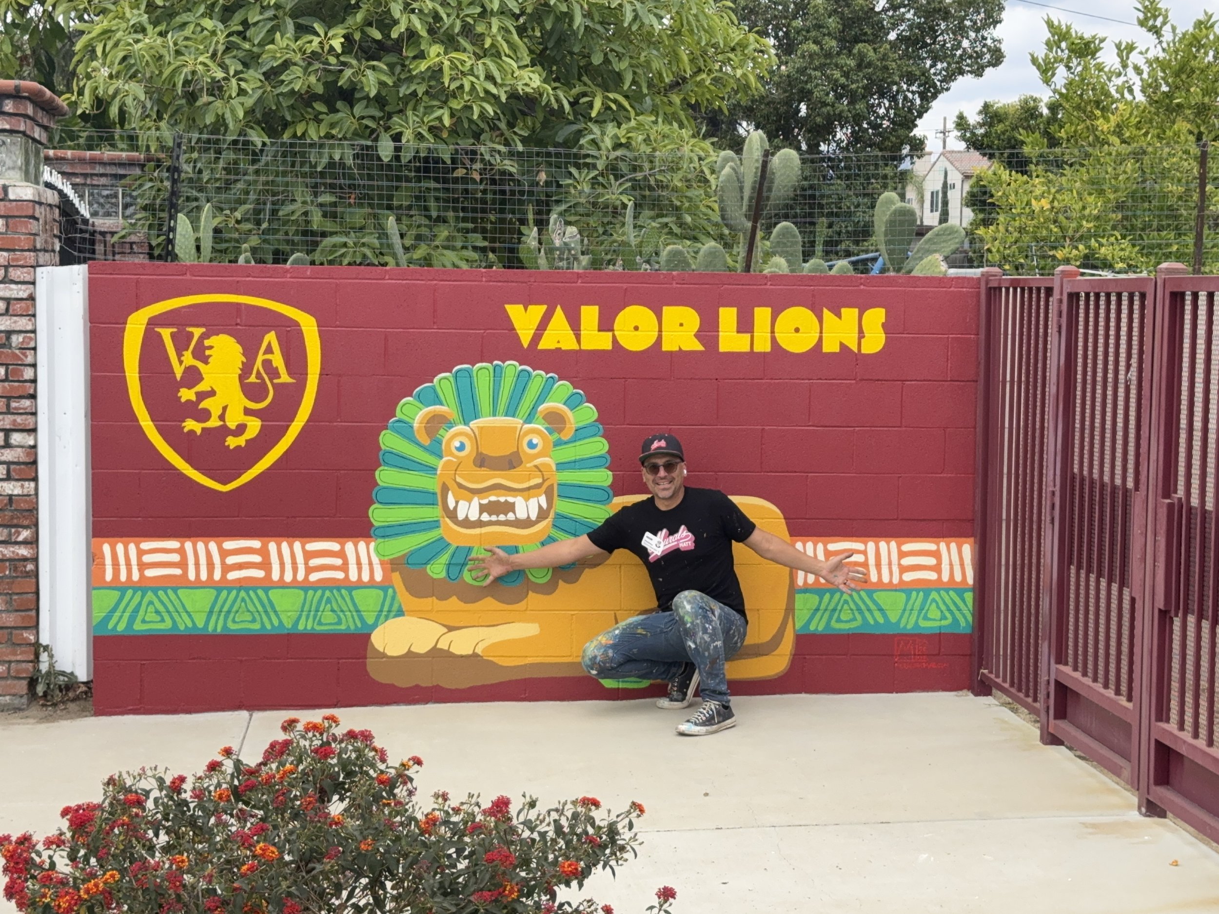 "Valor Academy Aztec Lion " - Panorama City, CA