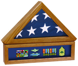 Flag Case &amp; Medal Display