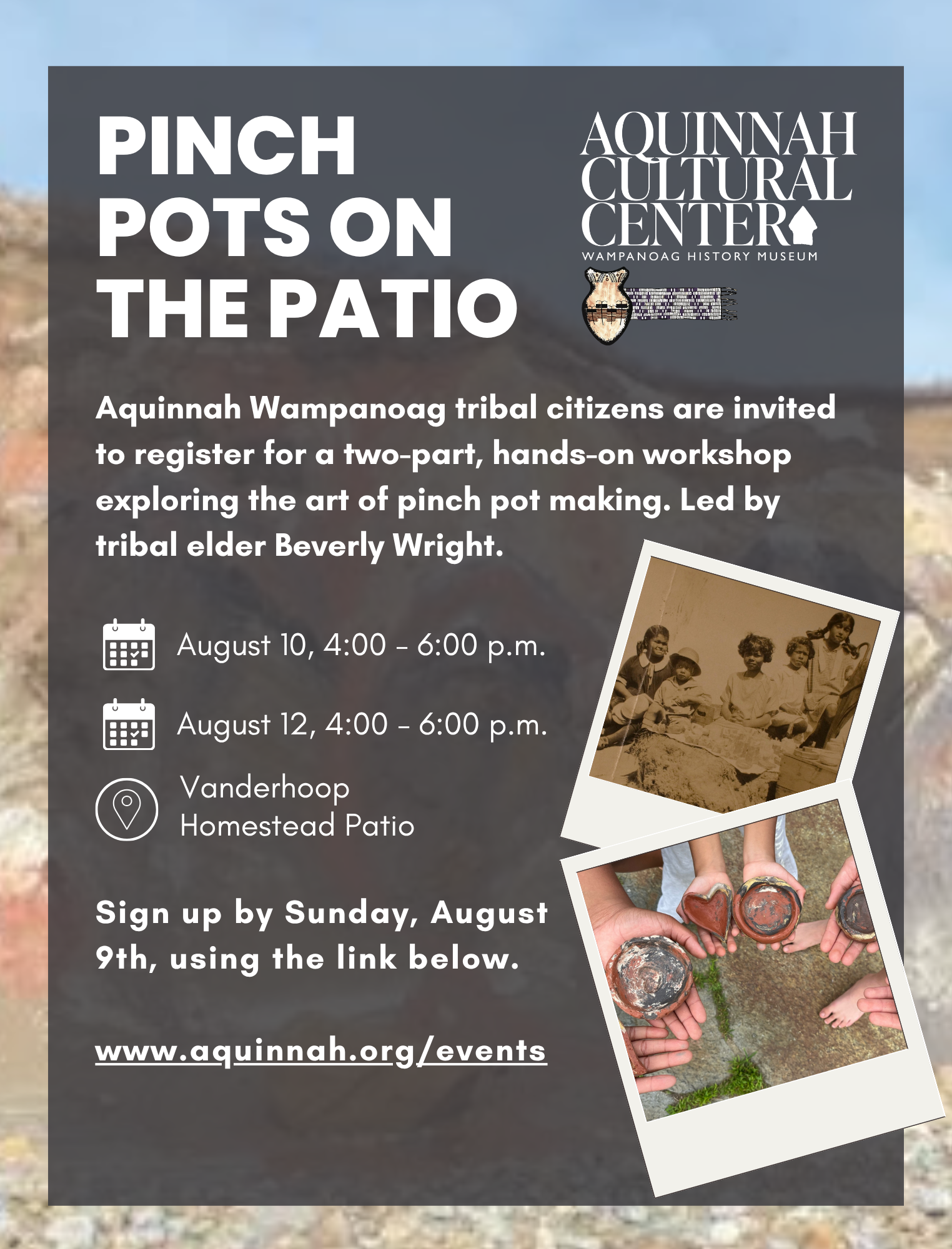 Pinch Pots on the Patio